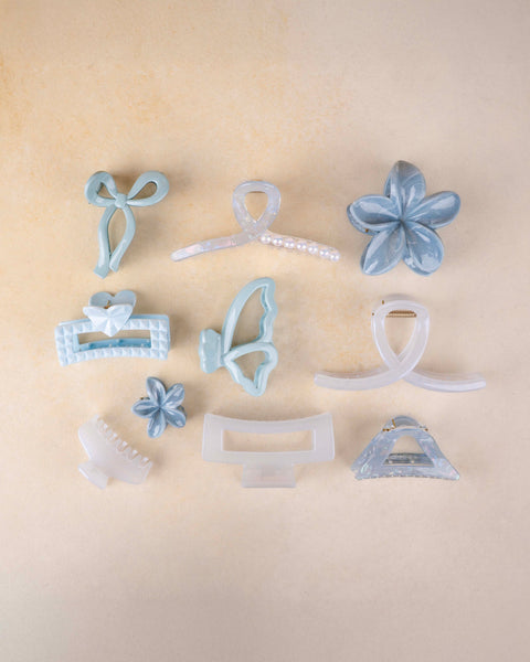 Blue Petal Claw – Set of 10