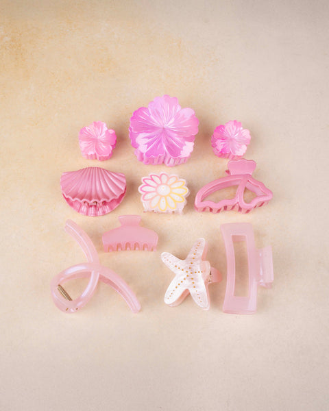 Rosy Charm Claw – Set of 10