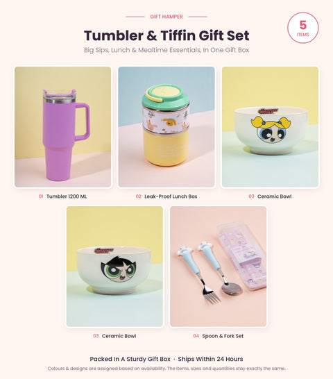 Tumbler & Tiffin Gift Set