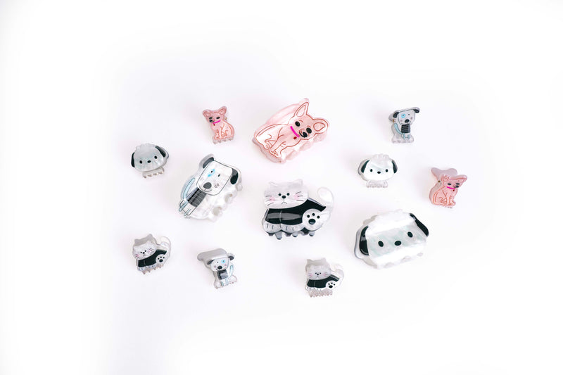 Cute Animal Hair Clip Set – 3 Pieces