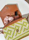 NiceG Eco Chic Green Sling Bags For Women & Girls