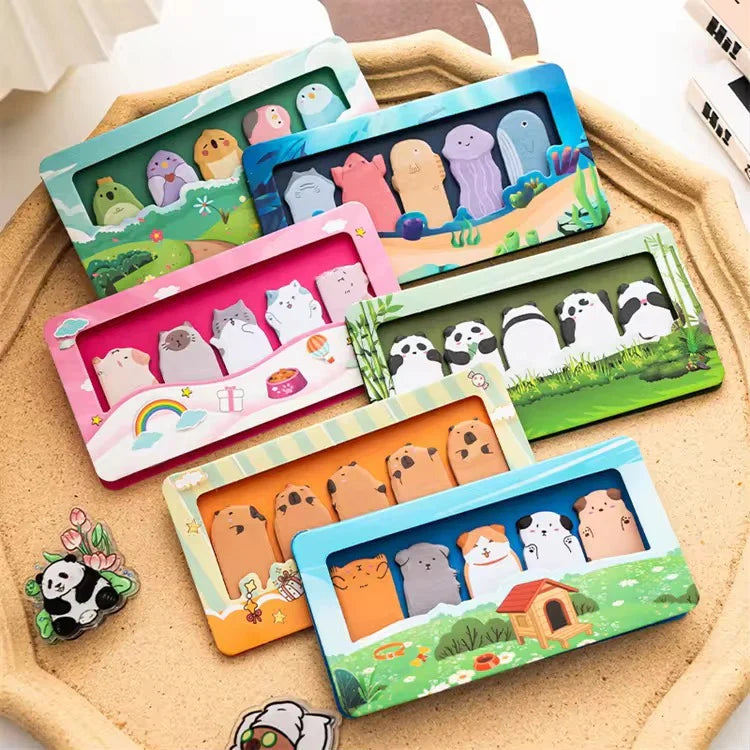 Animal Tabs Sticky Notes (6 pcs)