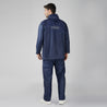 NiceG Men's Waterproof Bike Raincoat, Reversible, Hooded, Blue