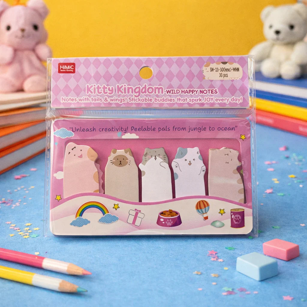 Animal Tabs Sticky Notes (6 pcs)