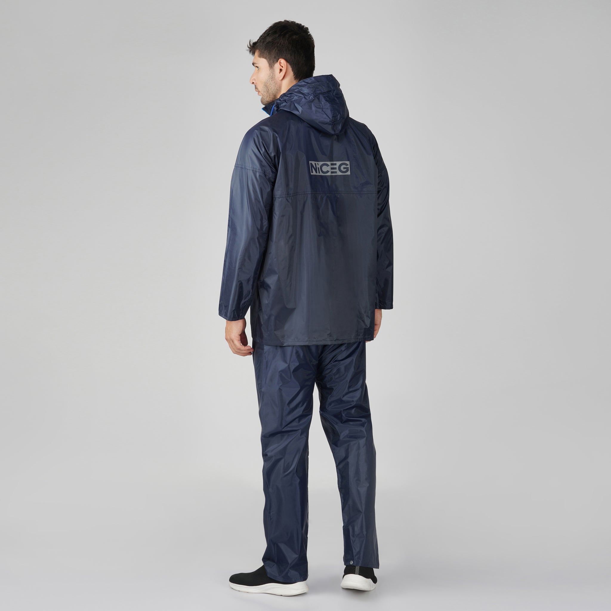 NiceG Men s Raincoats Stay Dry in Comfort and Style Navy Blue