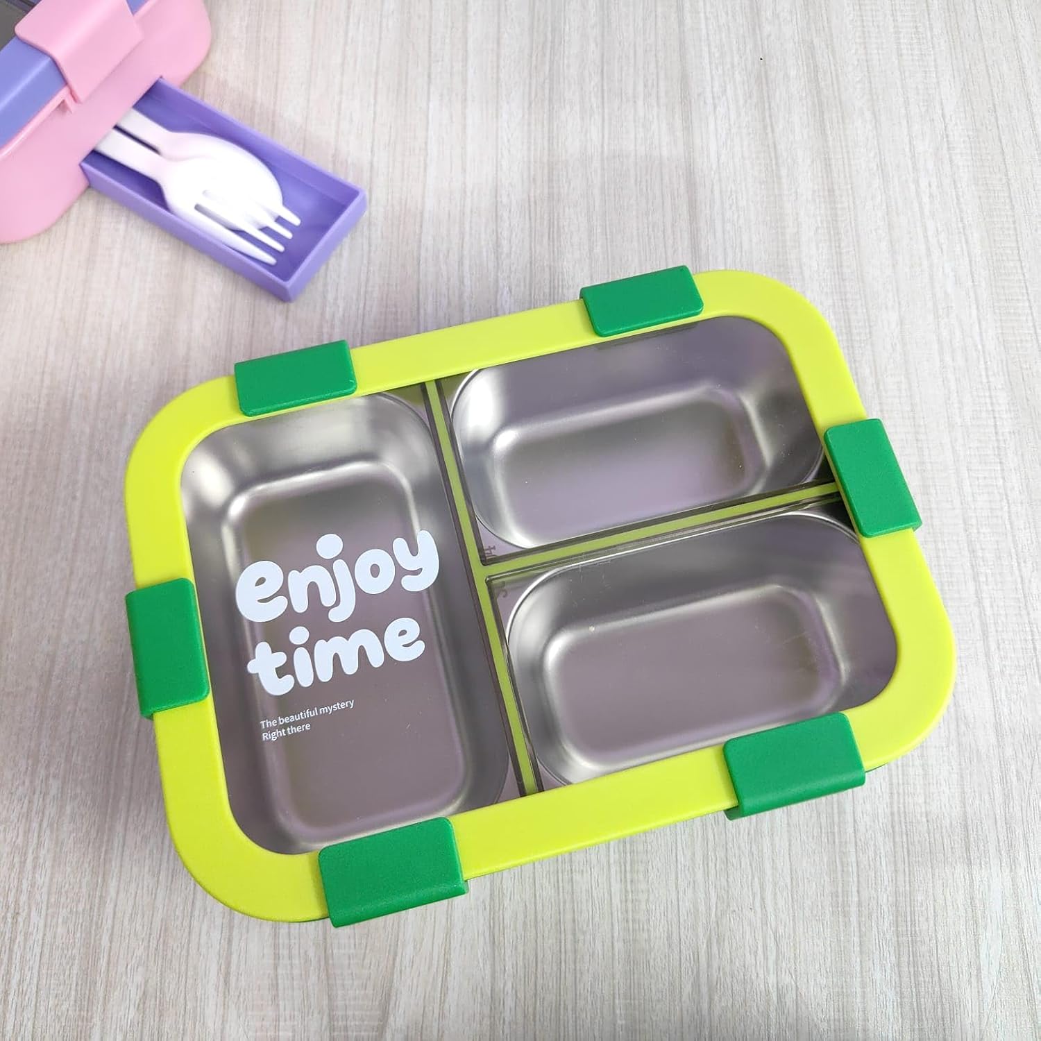 Enjoy Time Steel Lunch Box