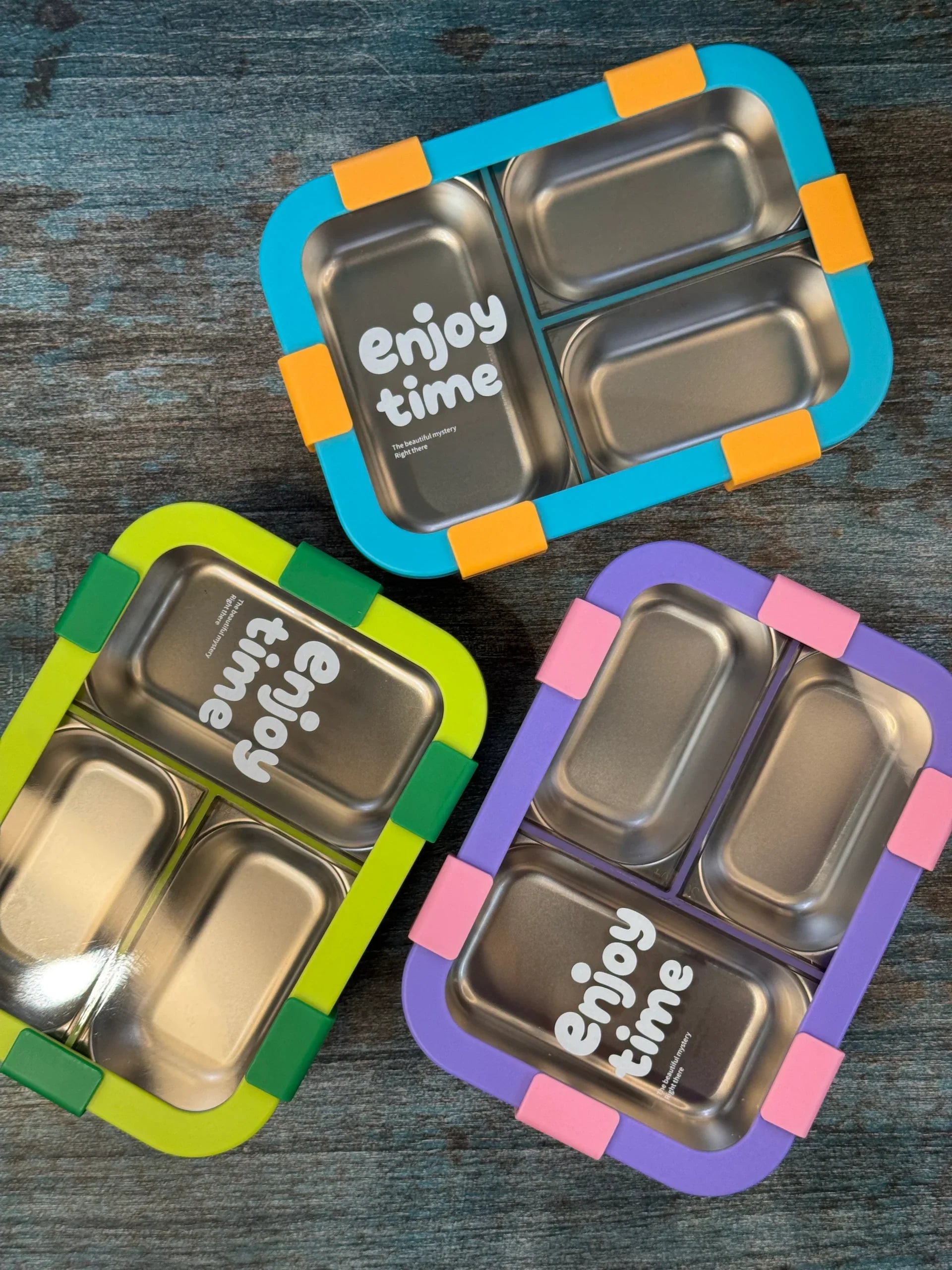 Enjoy Time Steel Lunch Box