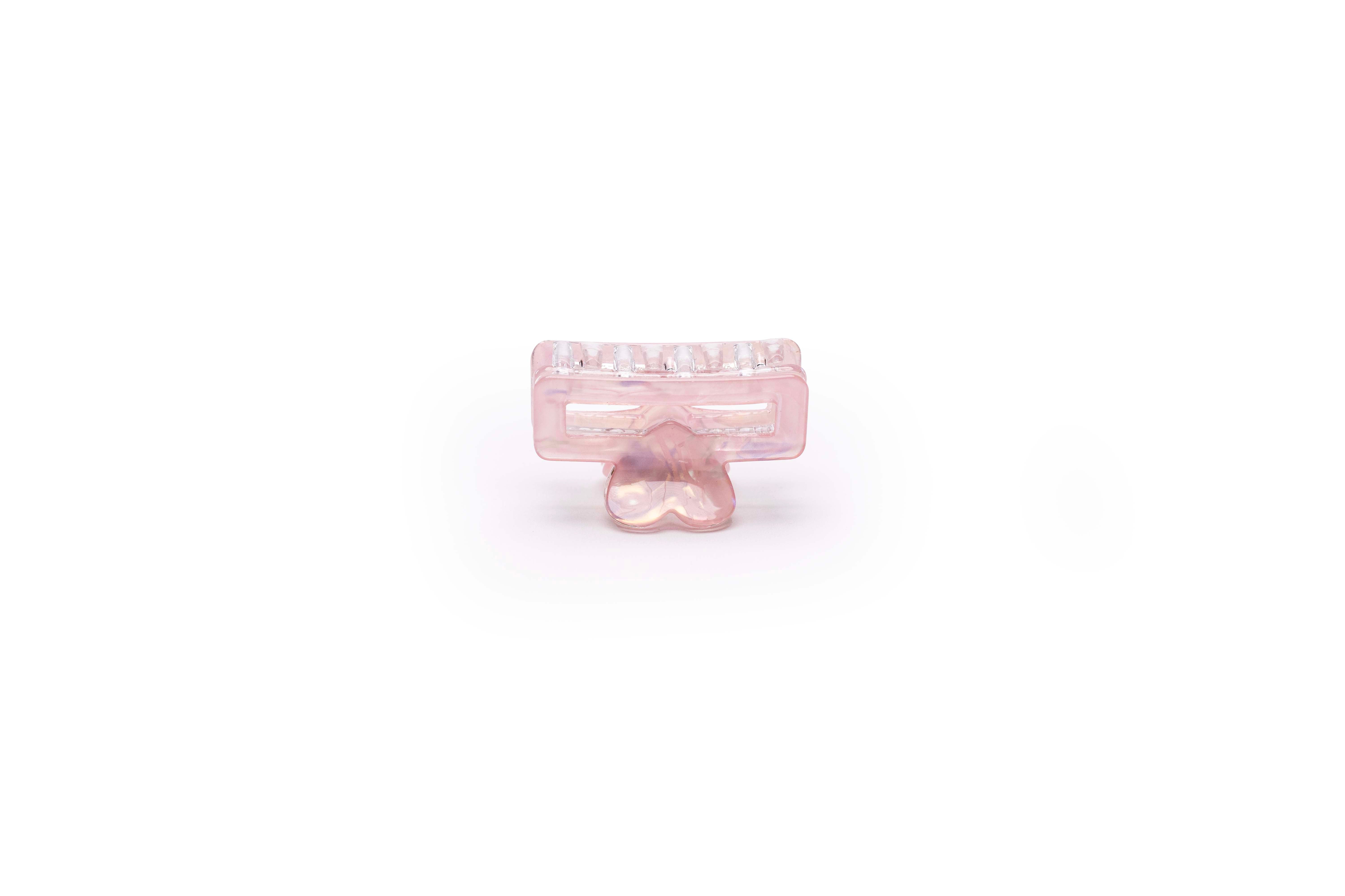 Crystal Heart Frame Hair Claw