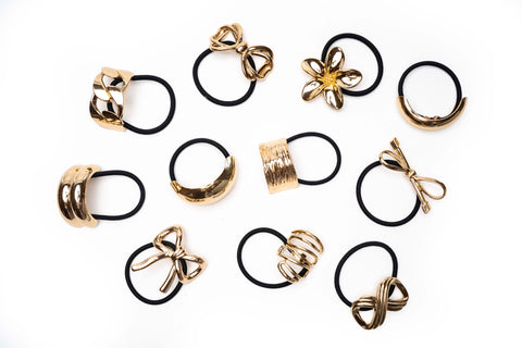 Golden HairTie Combo
