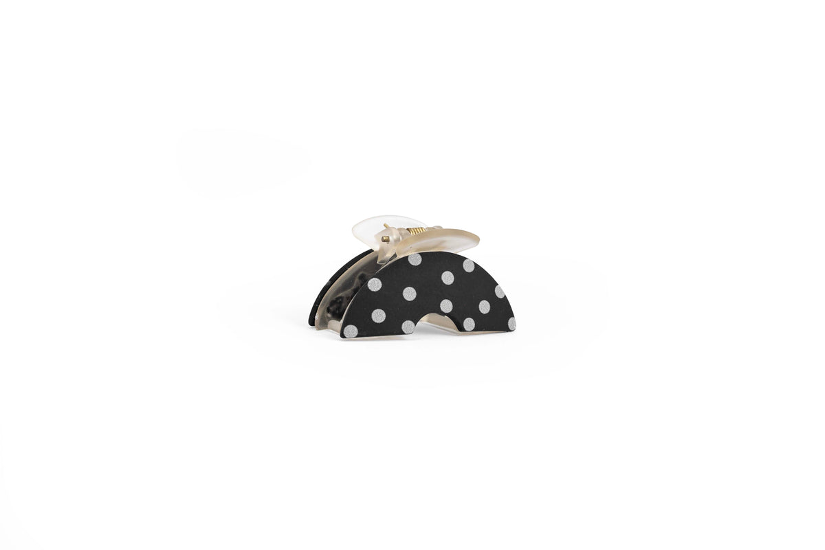 Polka Dot Hair Claw - Small
