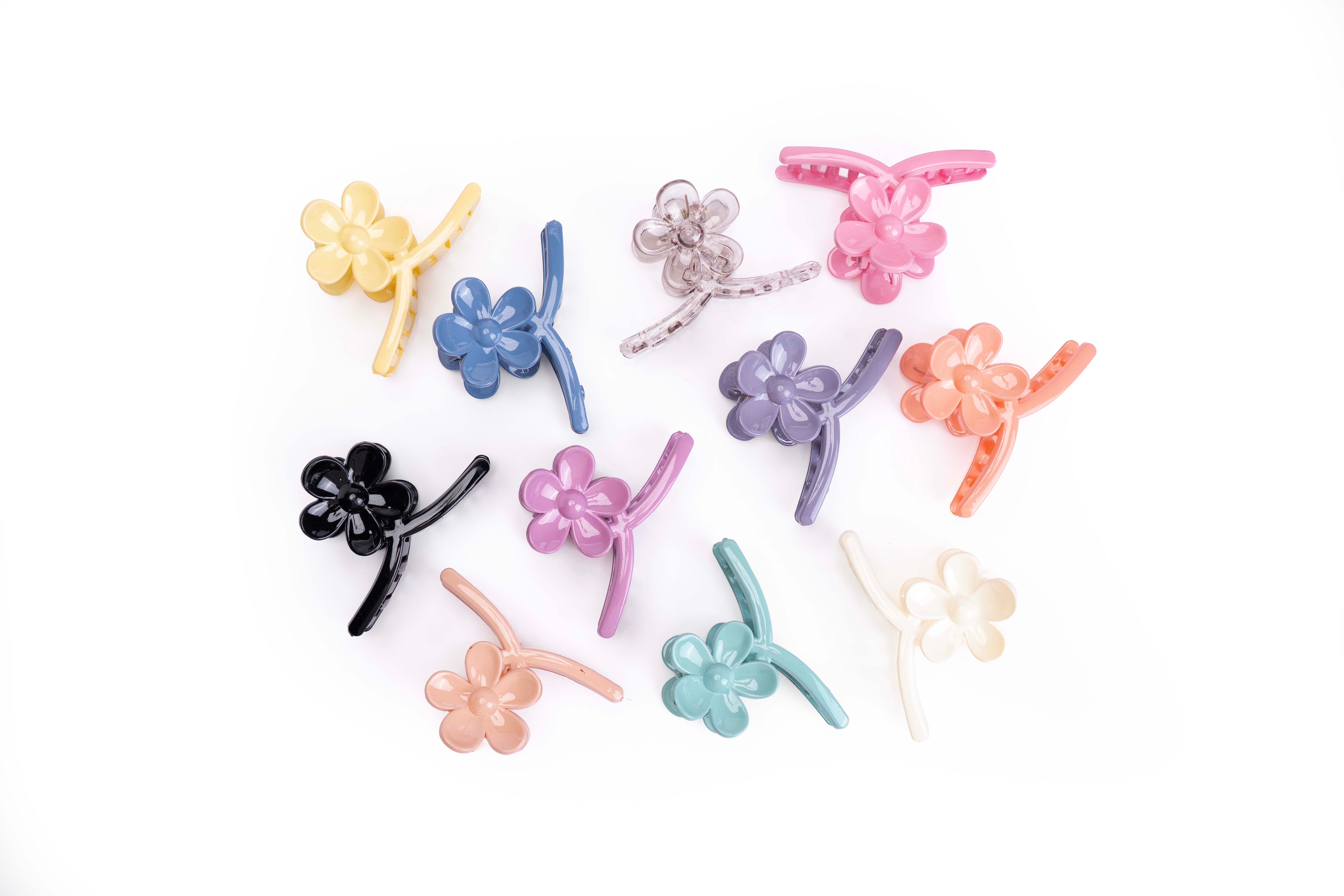 Petal Curve Hair Claw Set of 11 Pcs