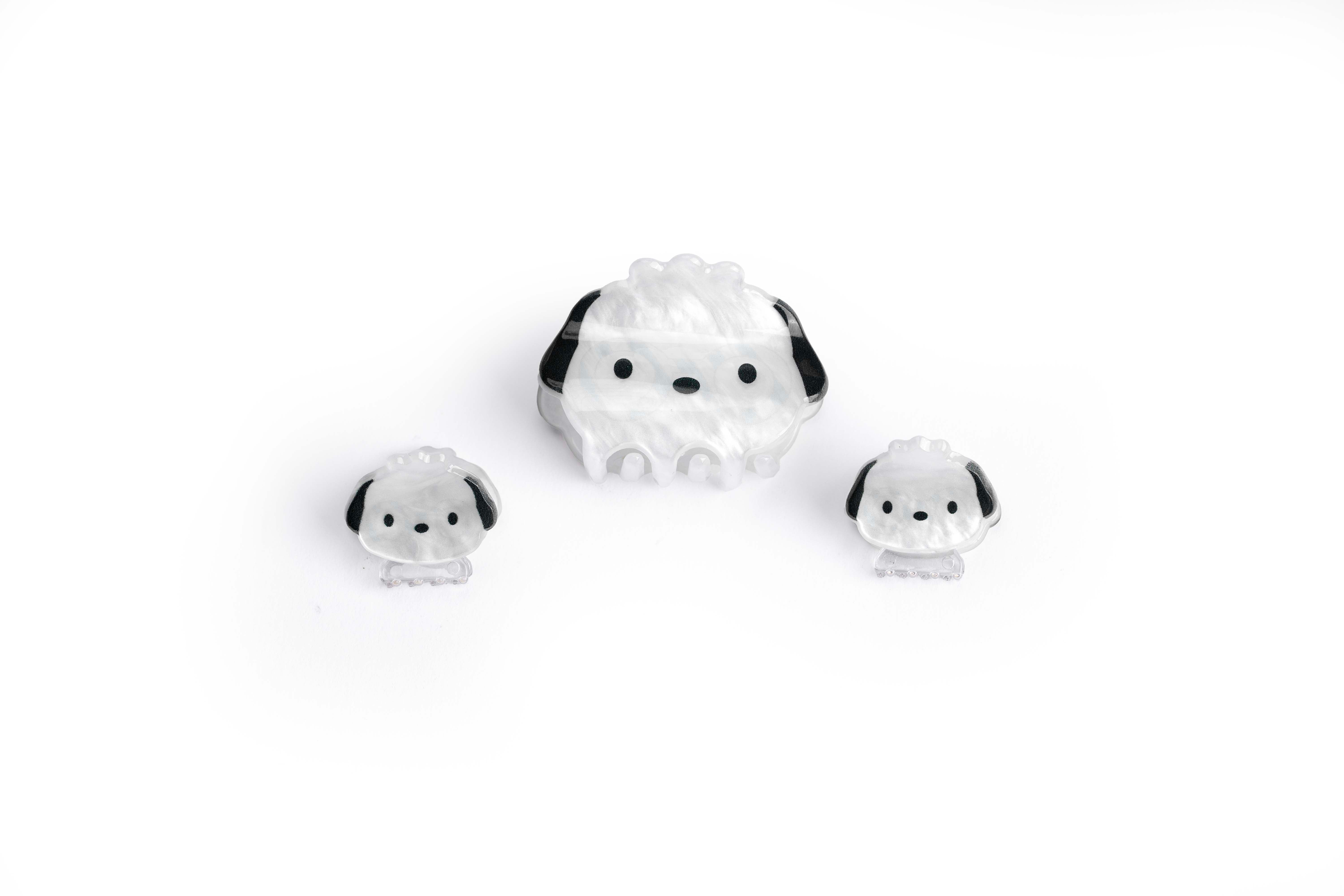 Puppy Face Hair Claw Set (Medium + Small)