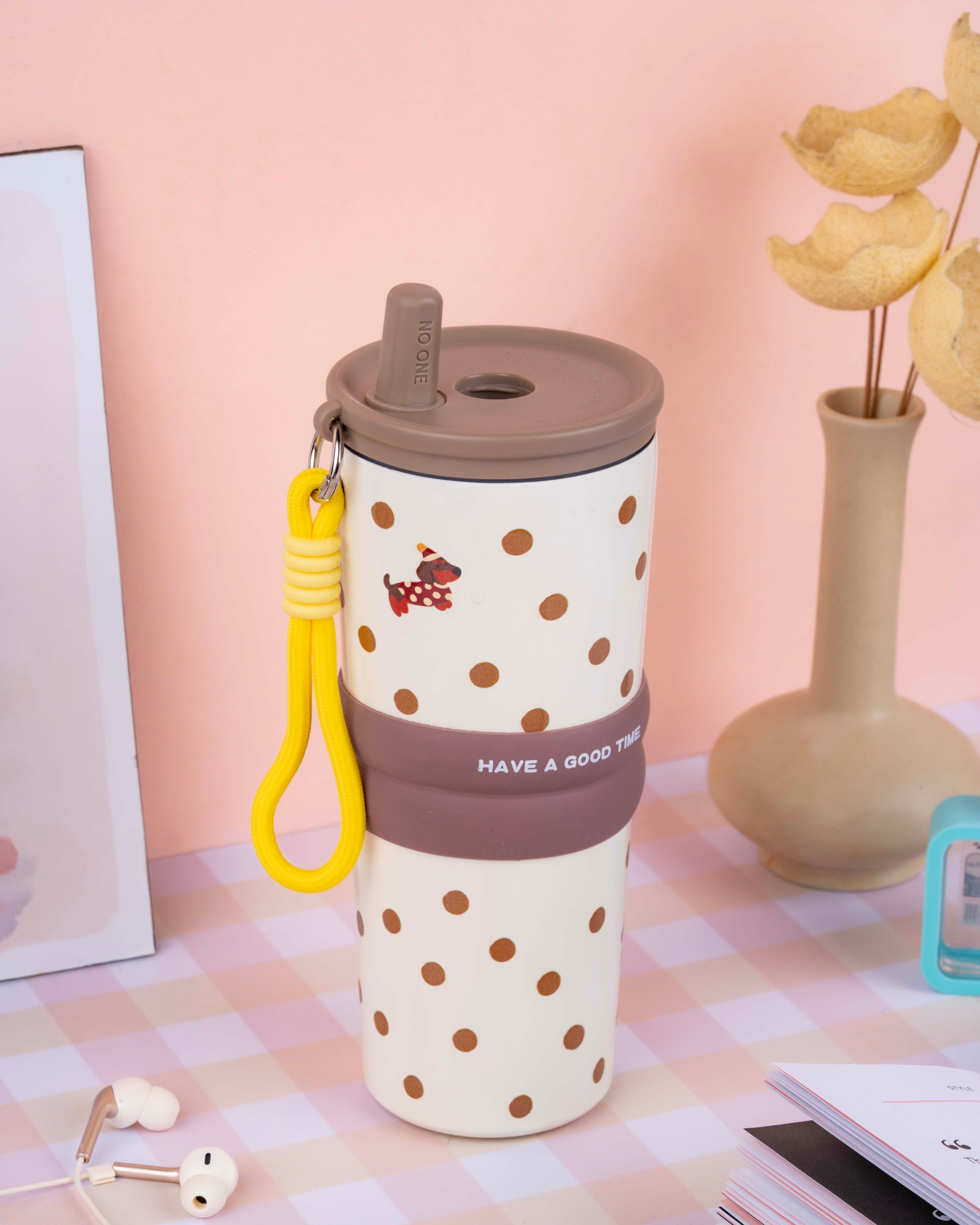 710 ML Stainless Steel Insulated Tumbler with Straw