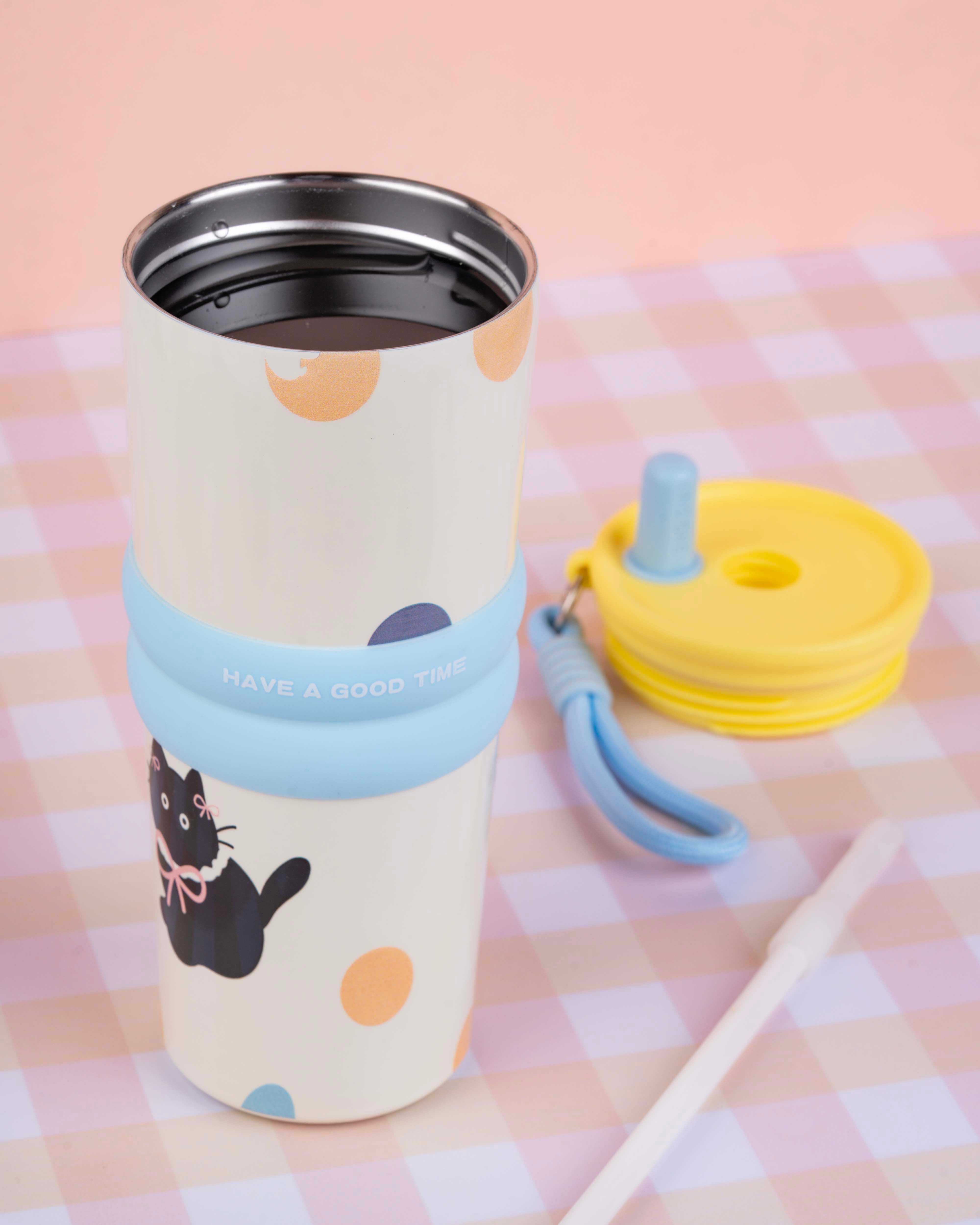 710 ML Stainless Steel Insulated Tumbler with Straw