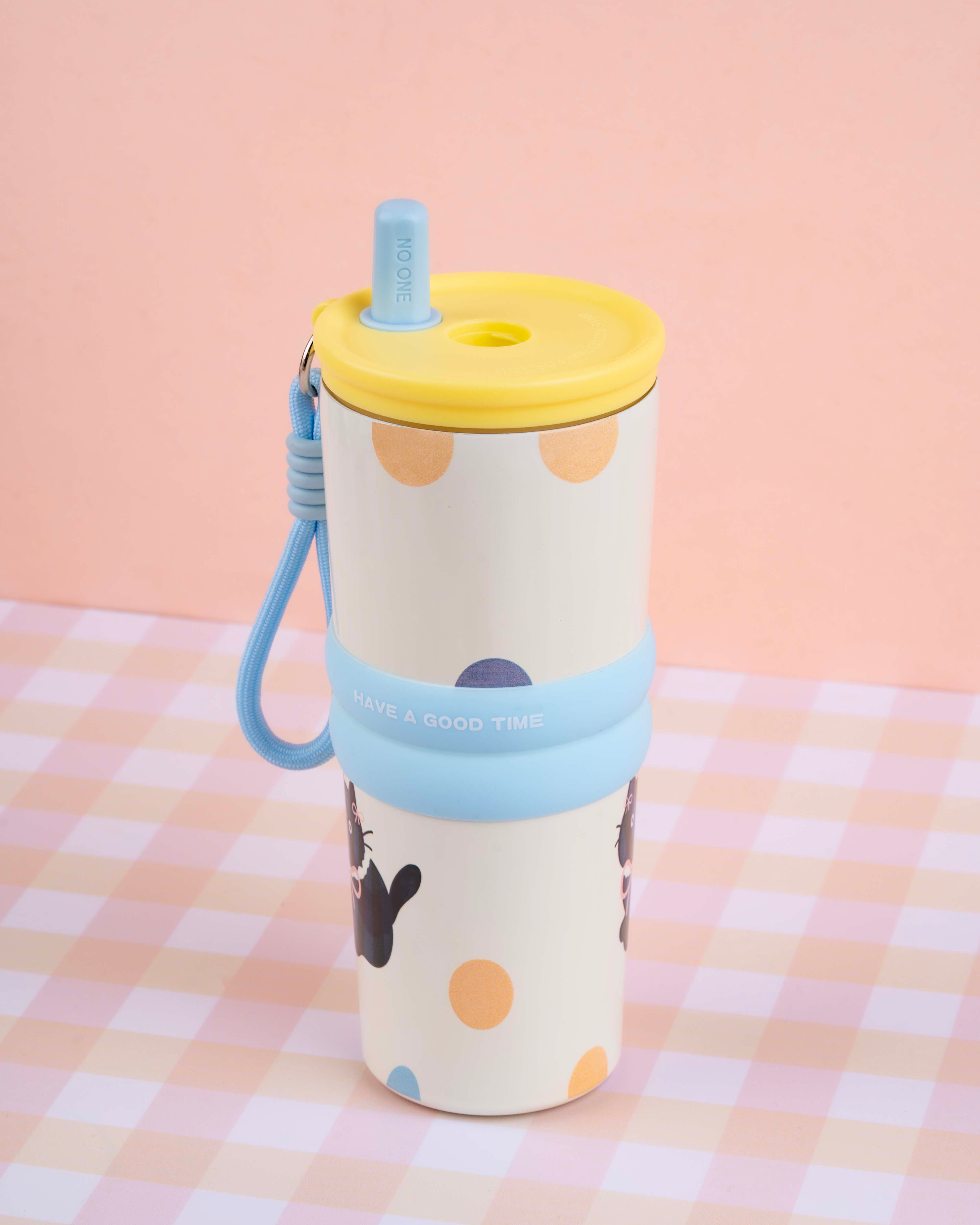 710 ML Stainless Steel Insulated Tumbler with Straw