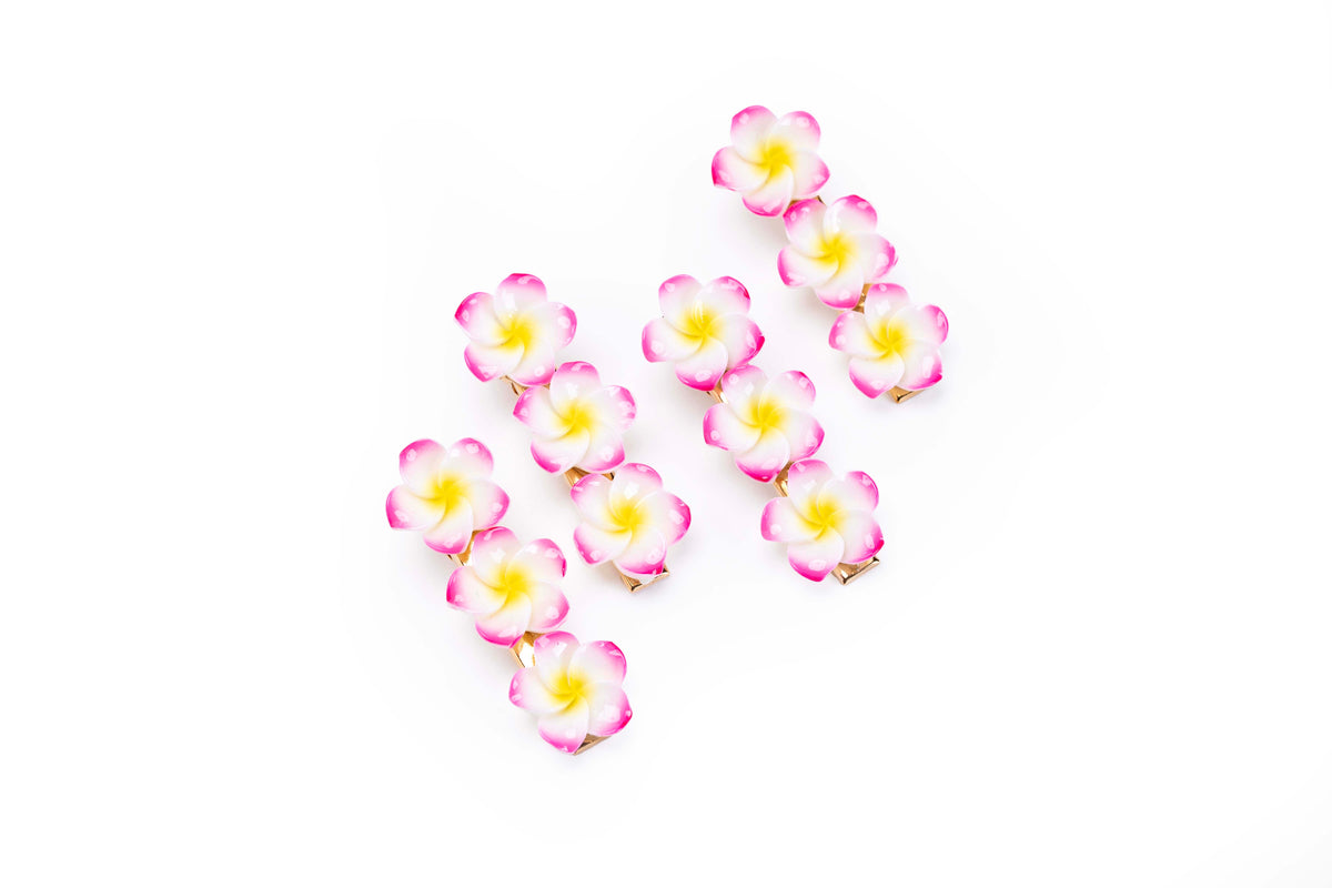 Floral Snap Clips