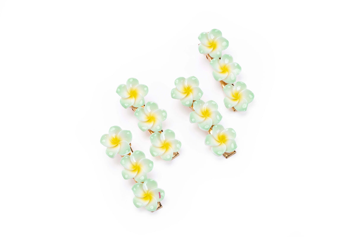 Floral Snap Clips