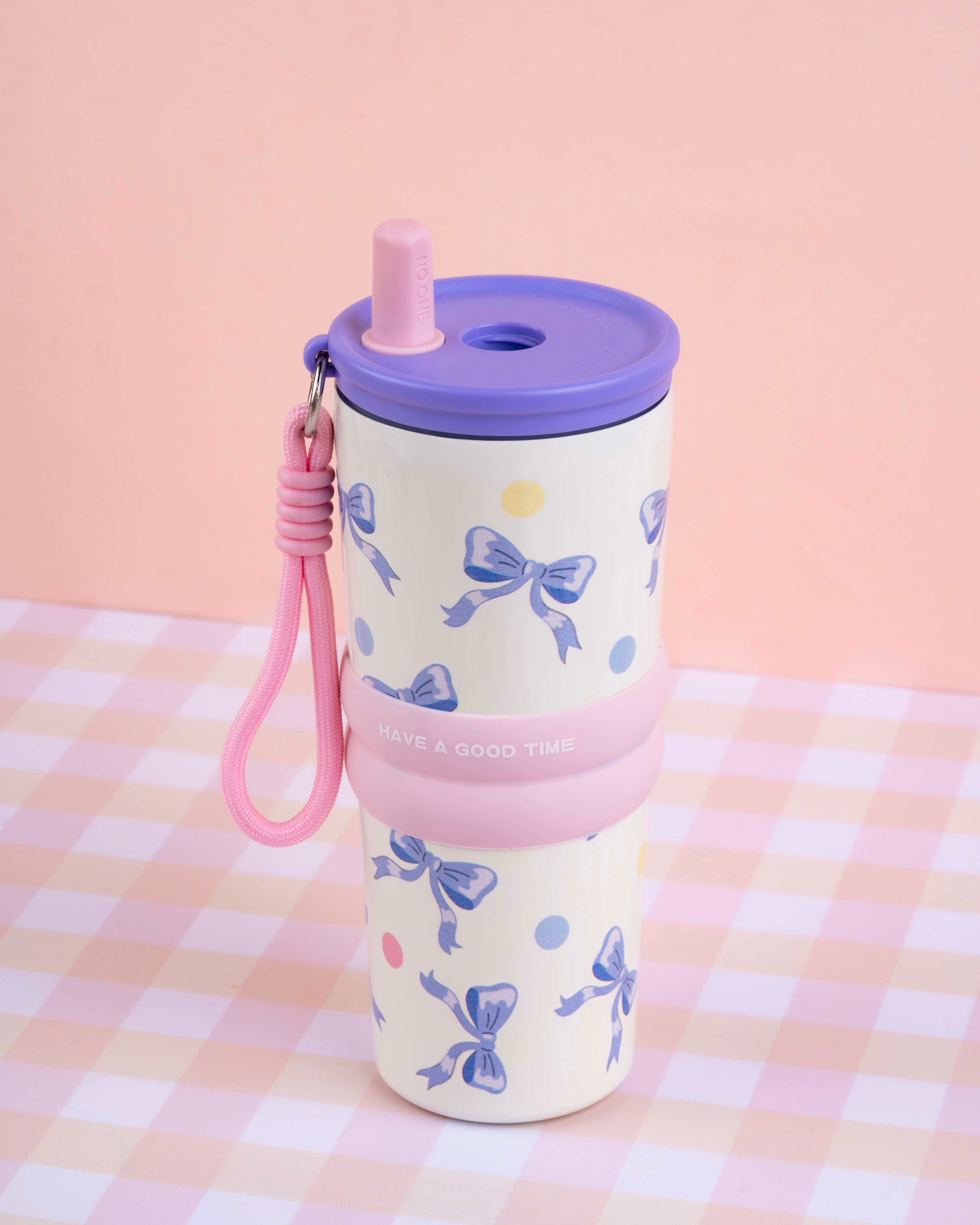 710 ML Stainless Steel Insulated Tumbler with Straw