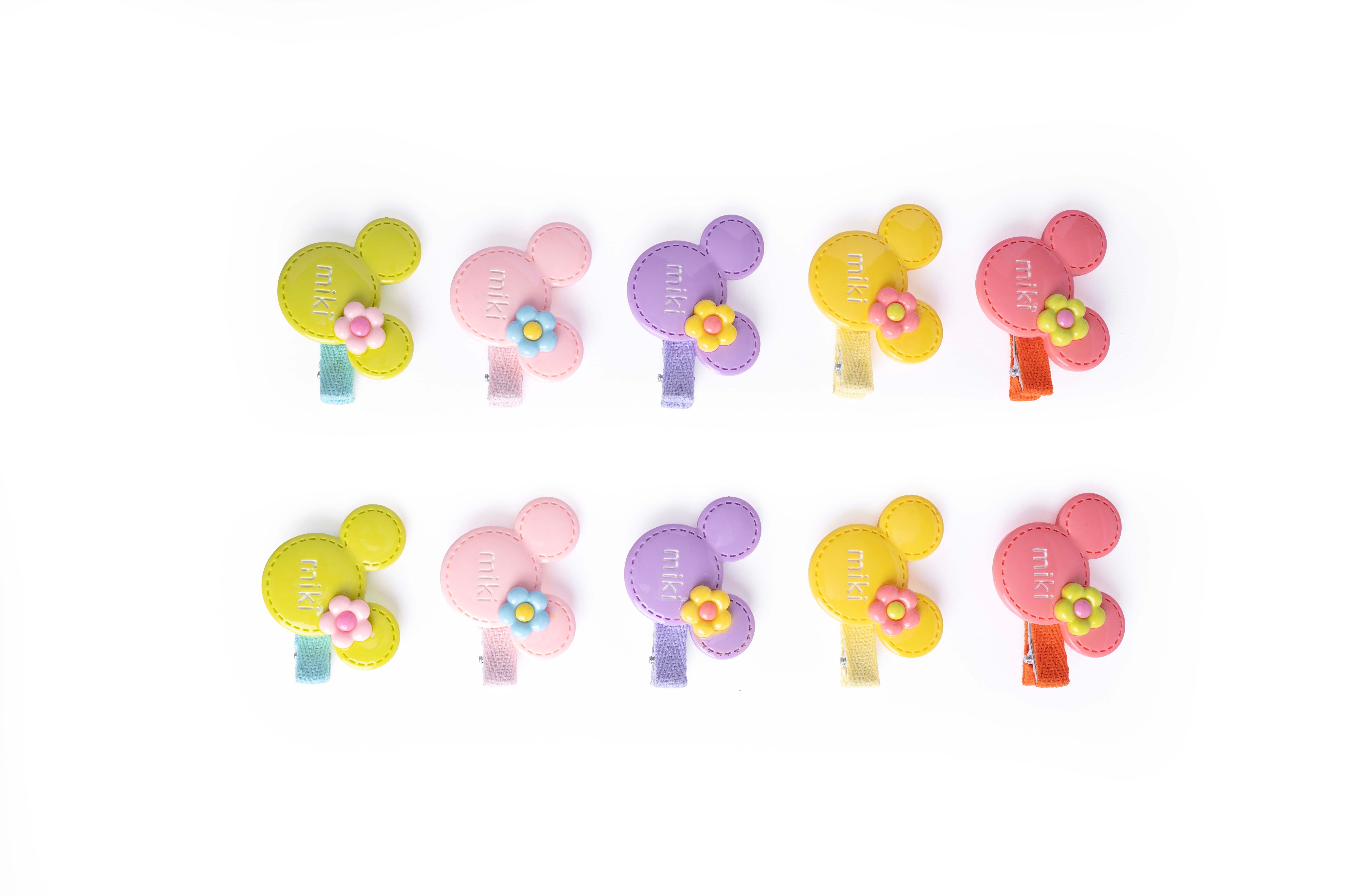 Miki Flower Kids Hair Clip – 5 Pairs