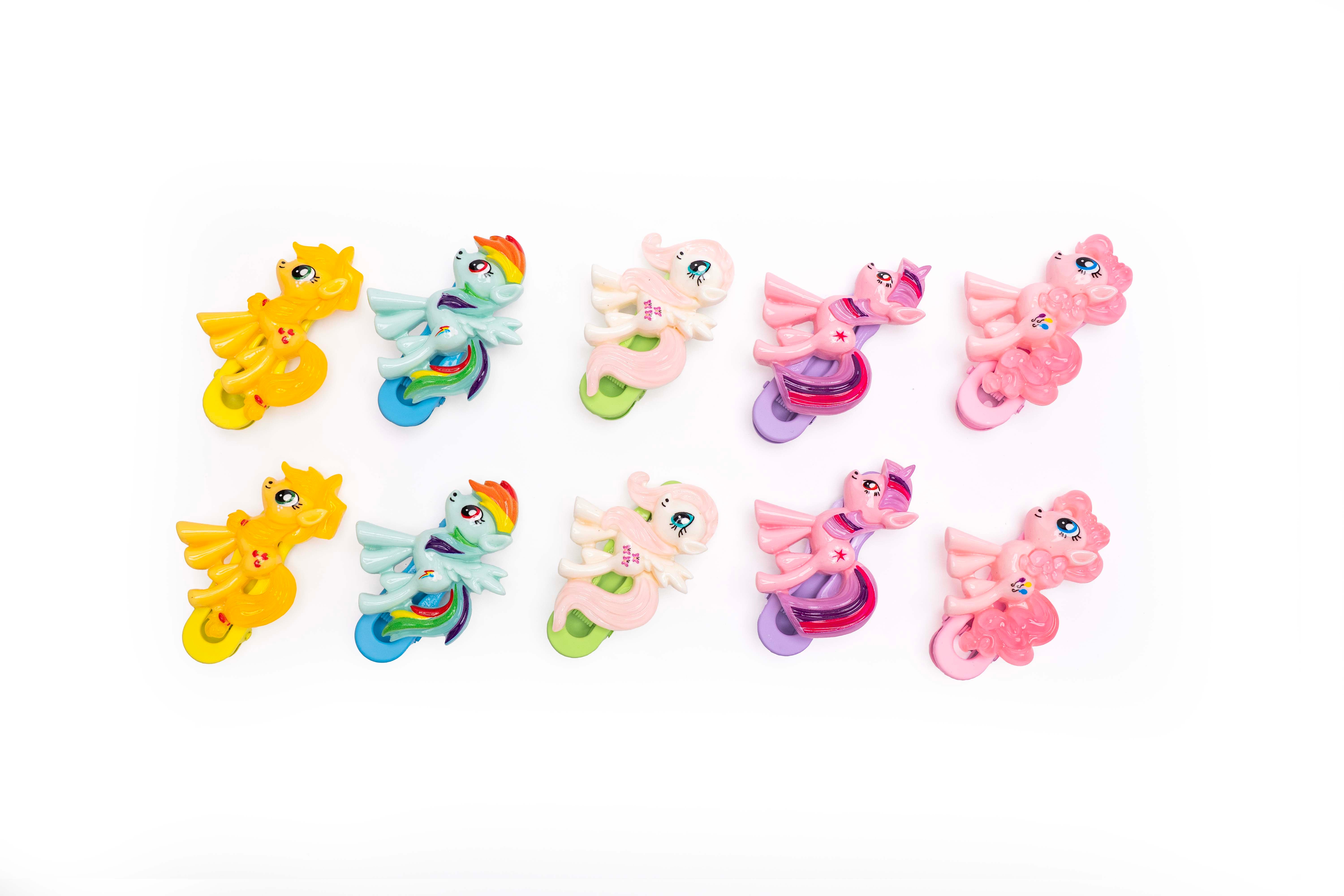 Cute Pony Kids Hair Clip – 5 Pairs