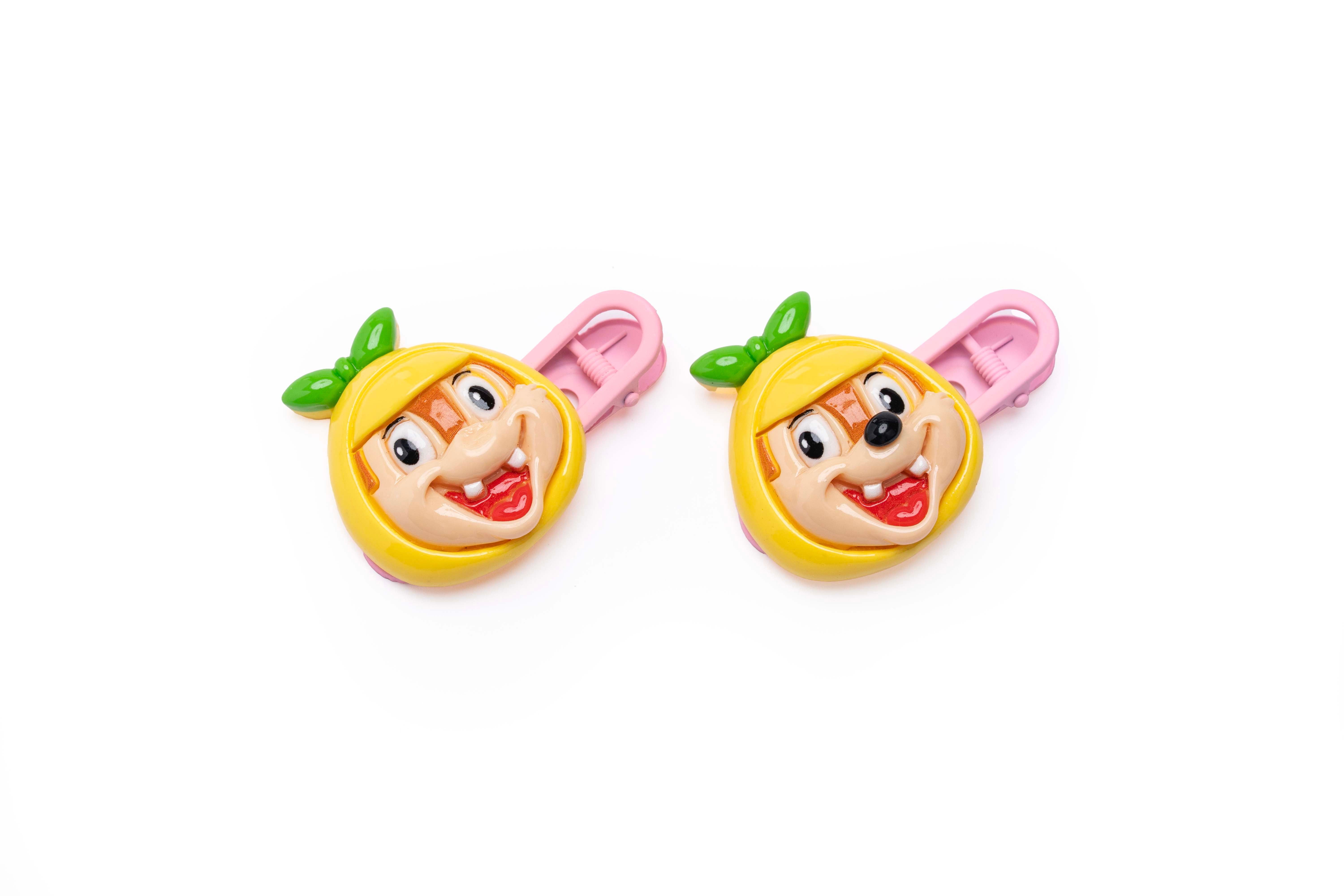 Playful Cartoon Hair Pin Set – 5 Pairs