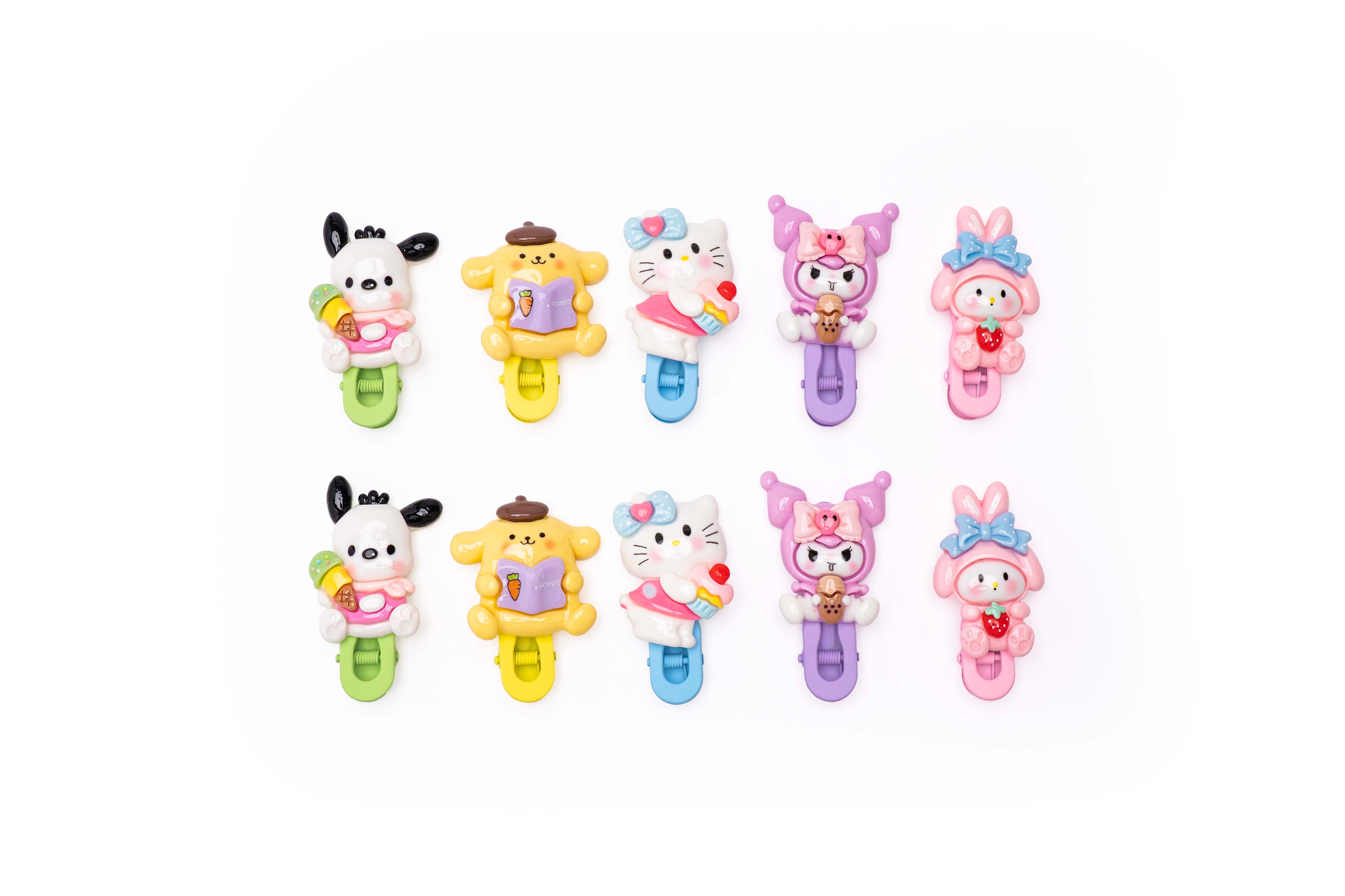 Cute Cartoon Friends Kids Hair Clip –  5 Pairs