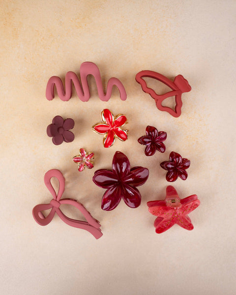 Ruby Bloom Claw – Set of 10
