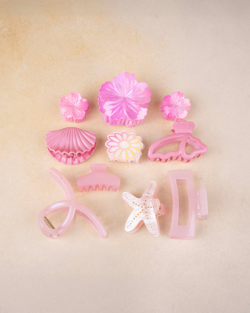 Rosy Charm Claw – Set of 10