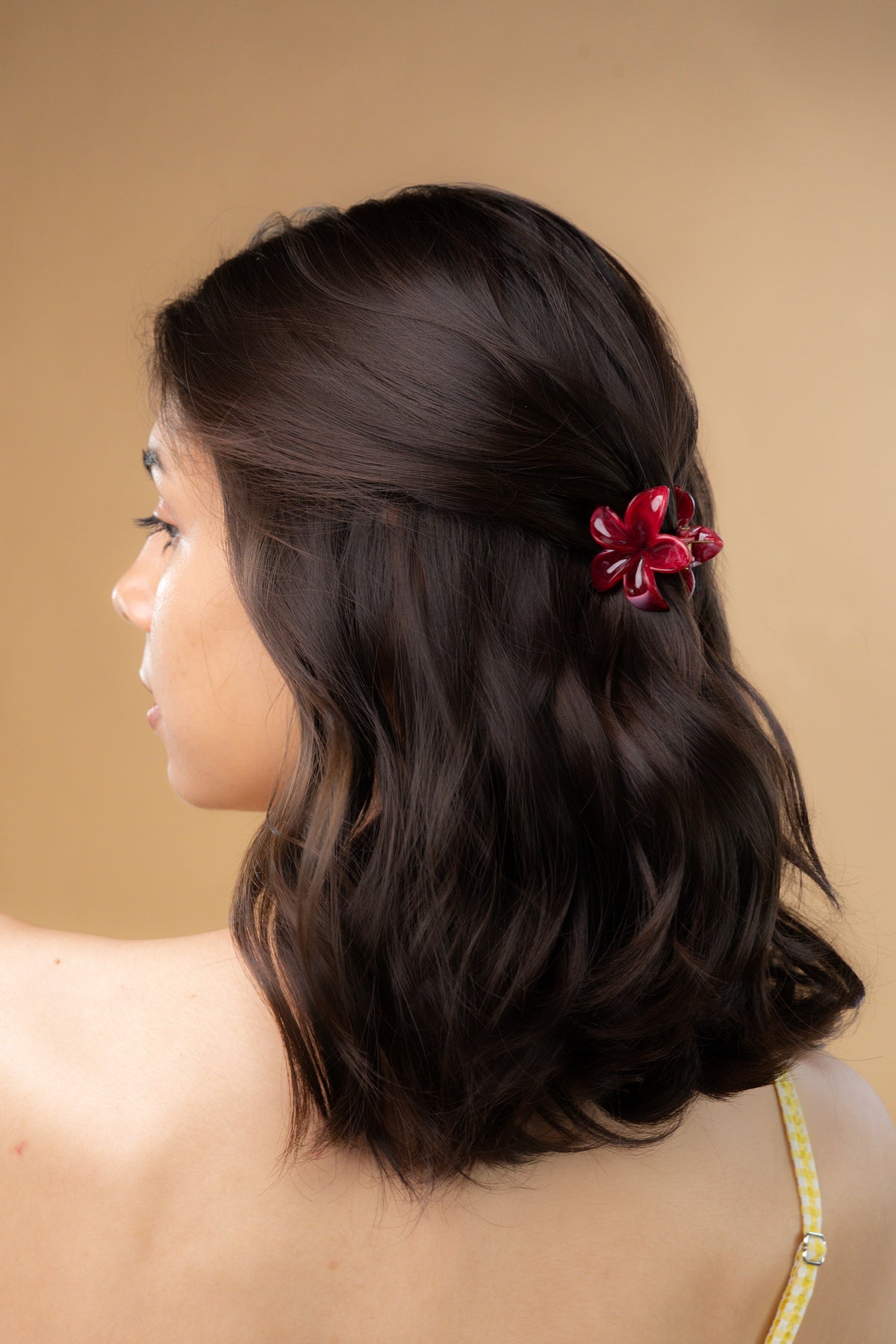 Triple Flower Hair Clip Set – 3 Pieces