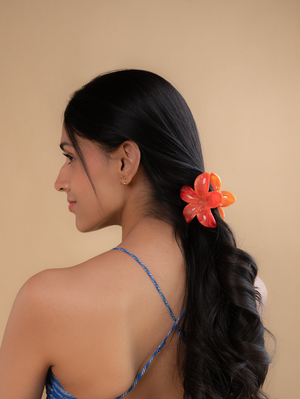 Triple Flower Hair Clip Set – 3 Pieces
