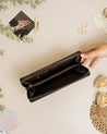 NiceG Stripes Smokey Women's zip Around Wallet