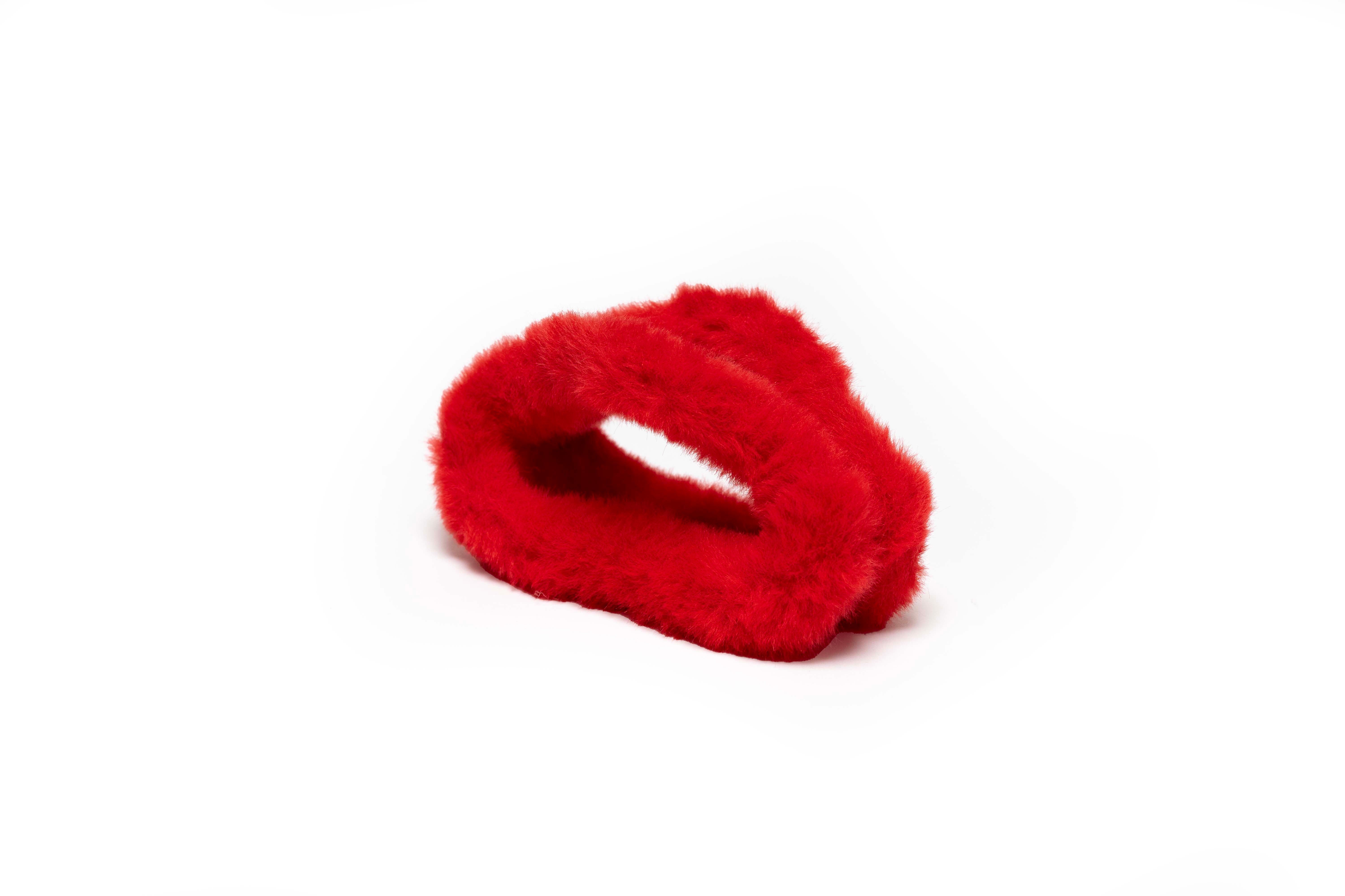 Plush Oval Hair Claw