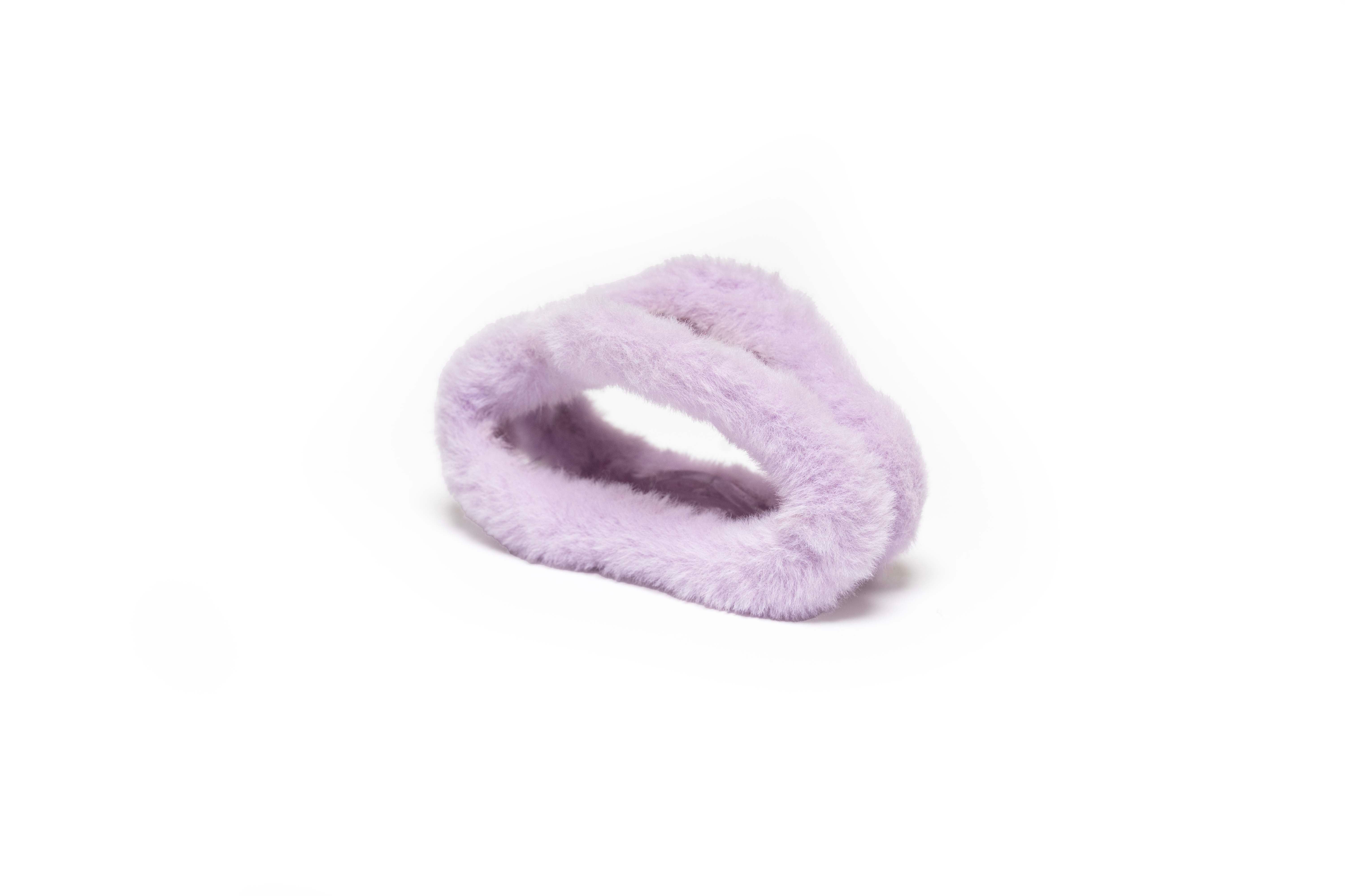 Plush Oval Hair Claw