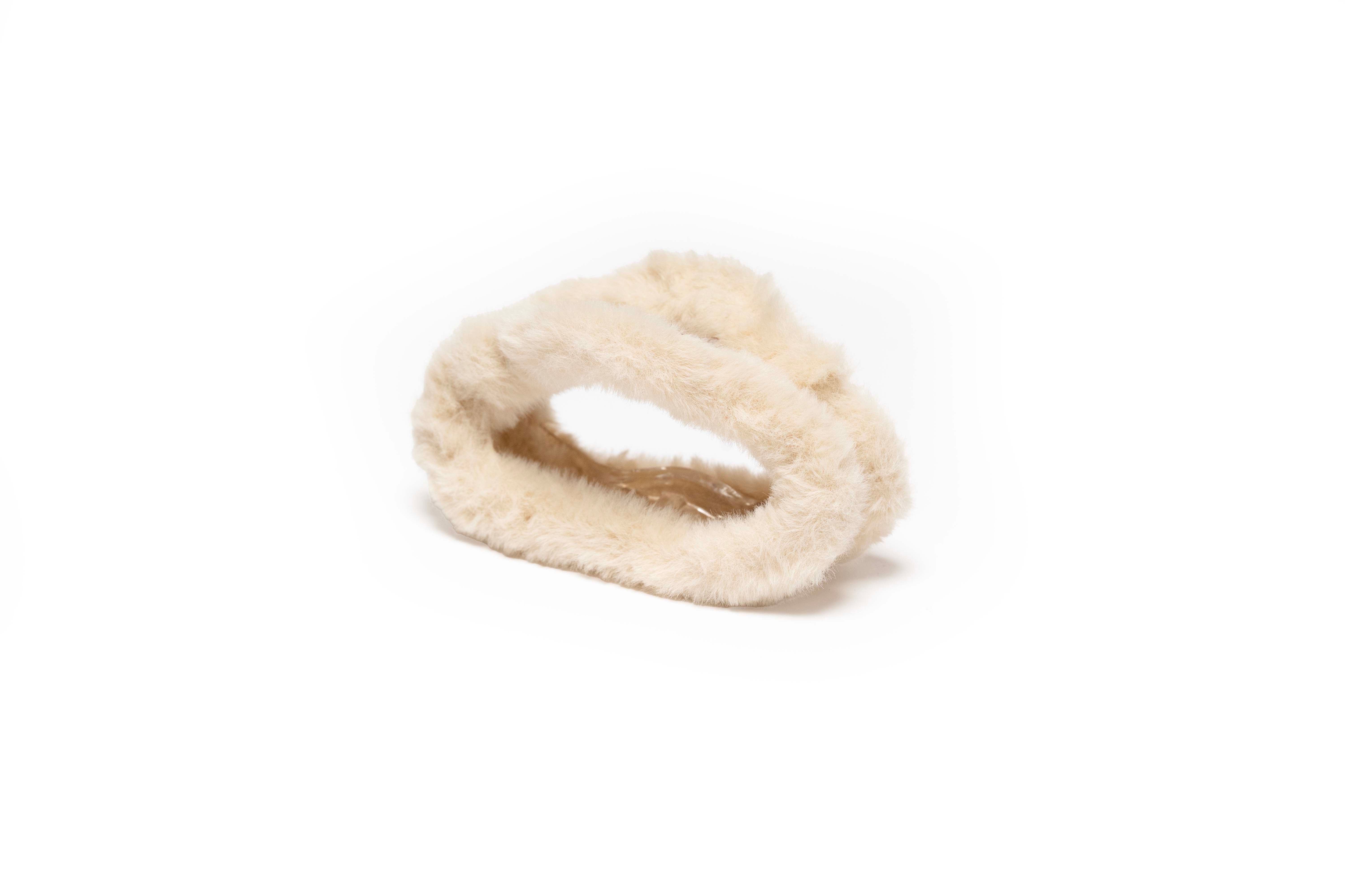 Plush Oval Hair Claw