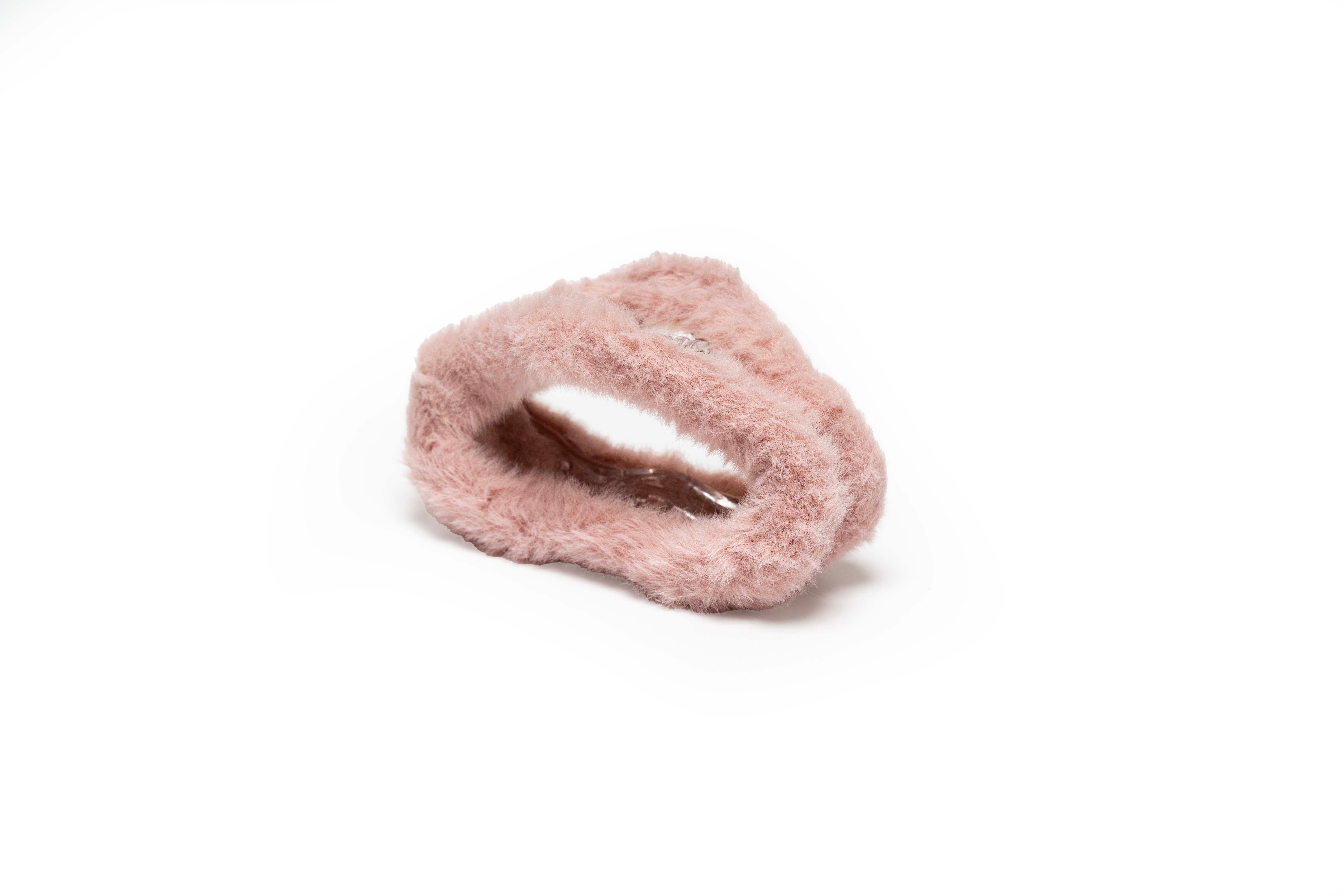 Plush Oval Hair Claw