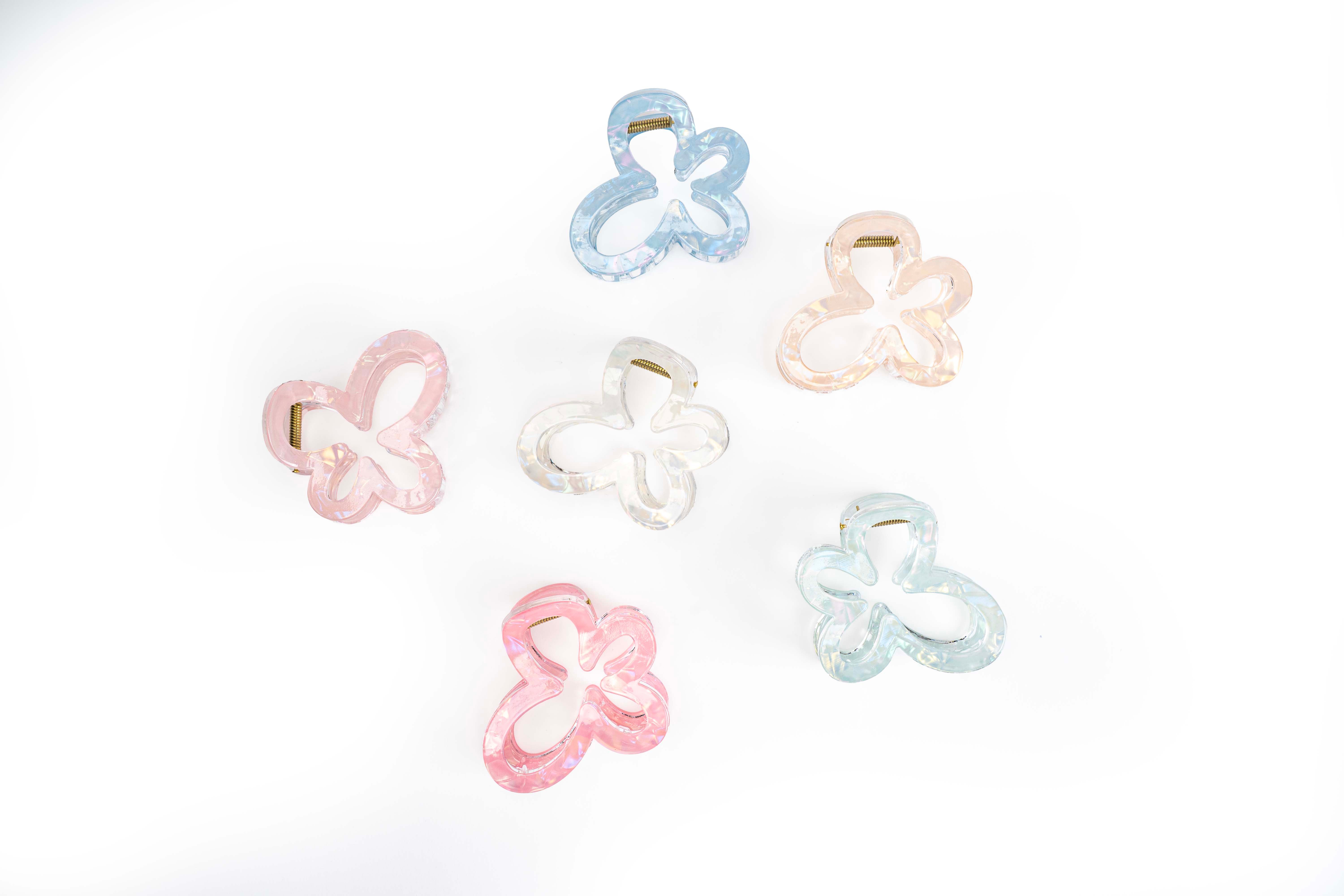 Aura Bloom Hair Claw Set of 6 Pcs