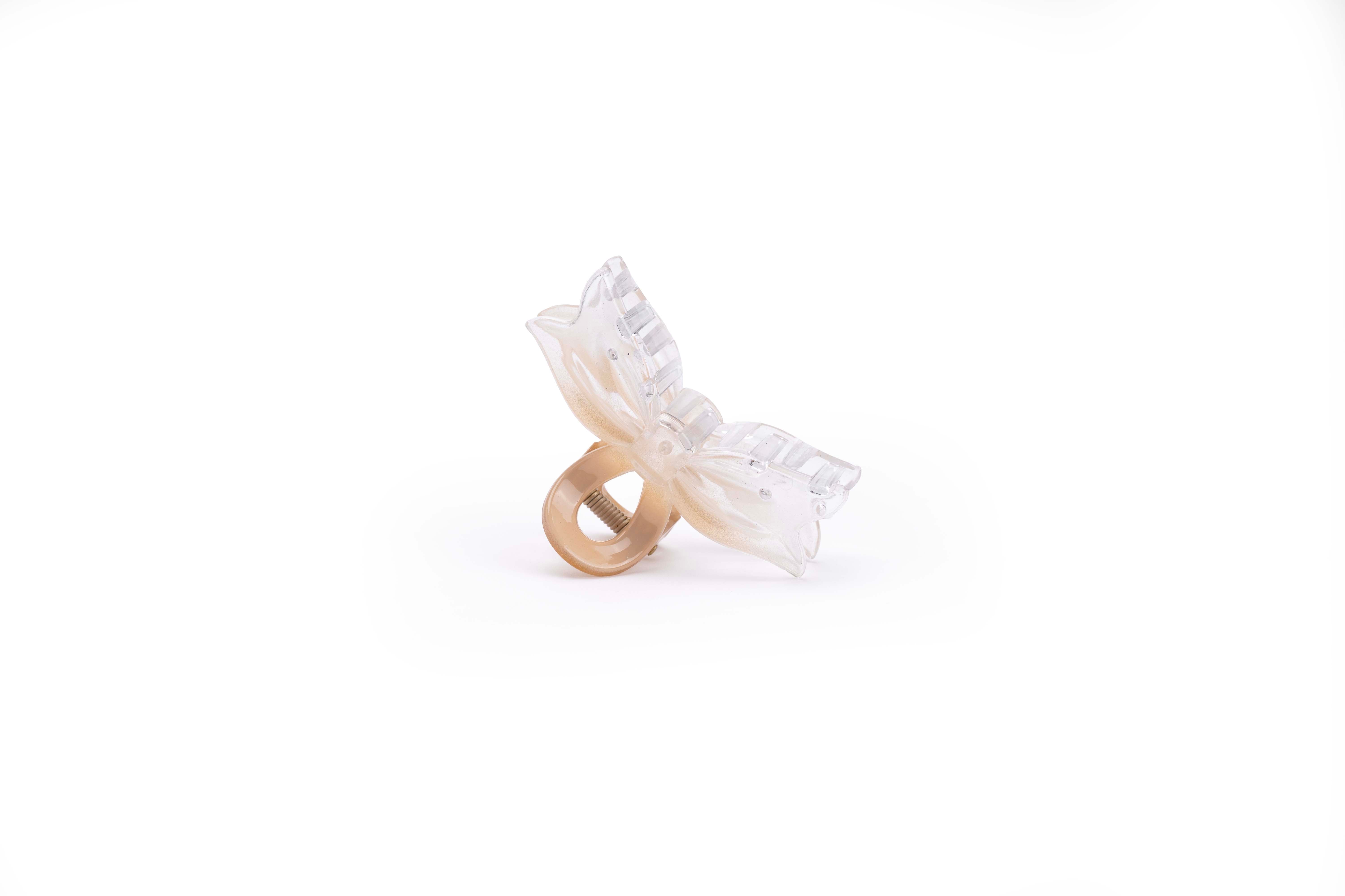 Crystal Ribbon Hair Claw