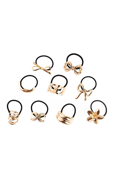 Golden HairTie Combo