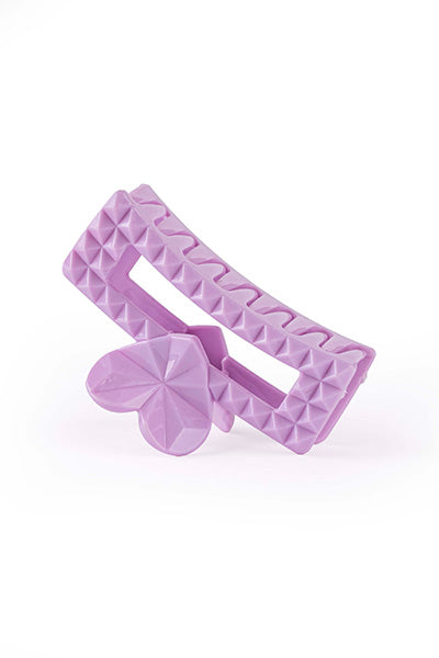 Studded Heart Frame Claw - Medium