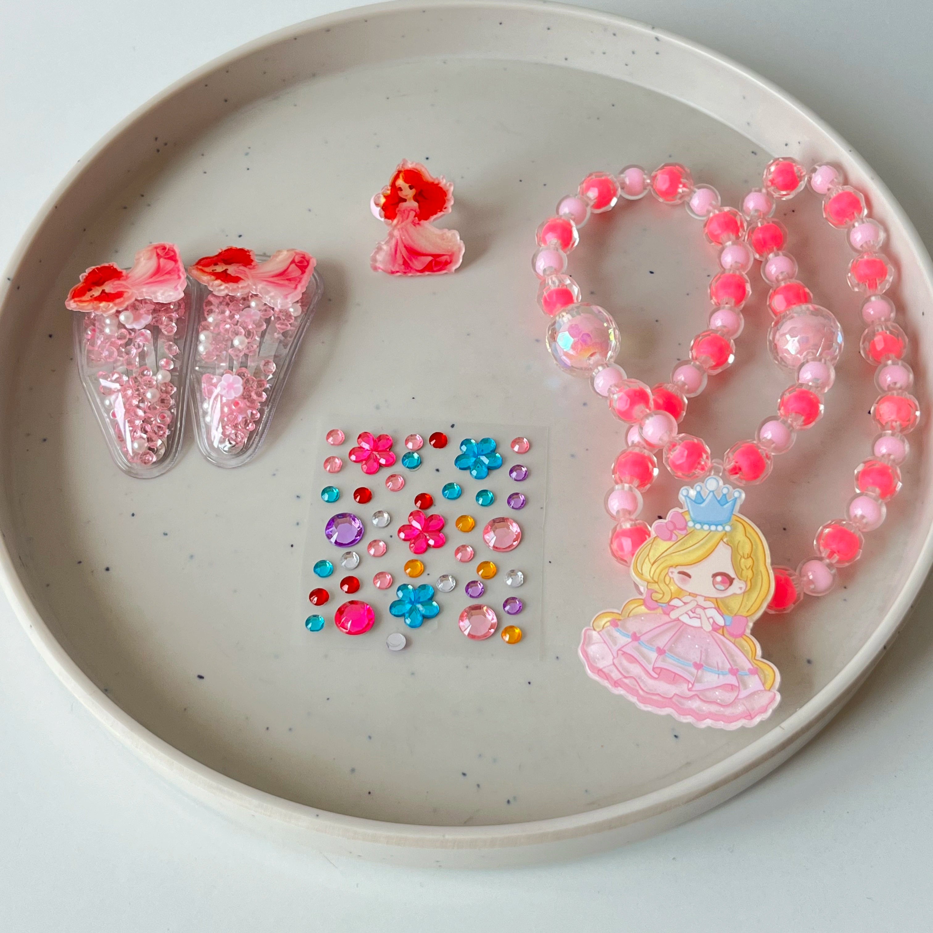 Princess Hair & Accessories Kit – Pink