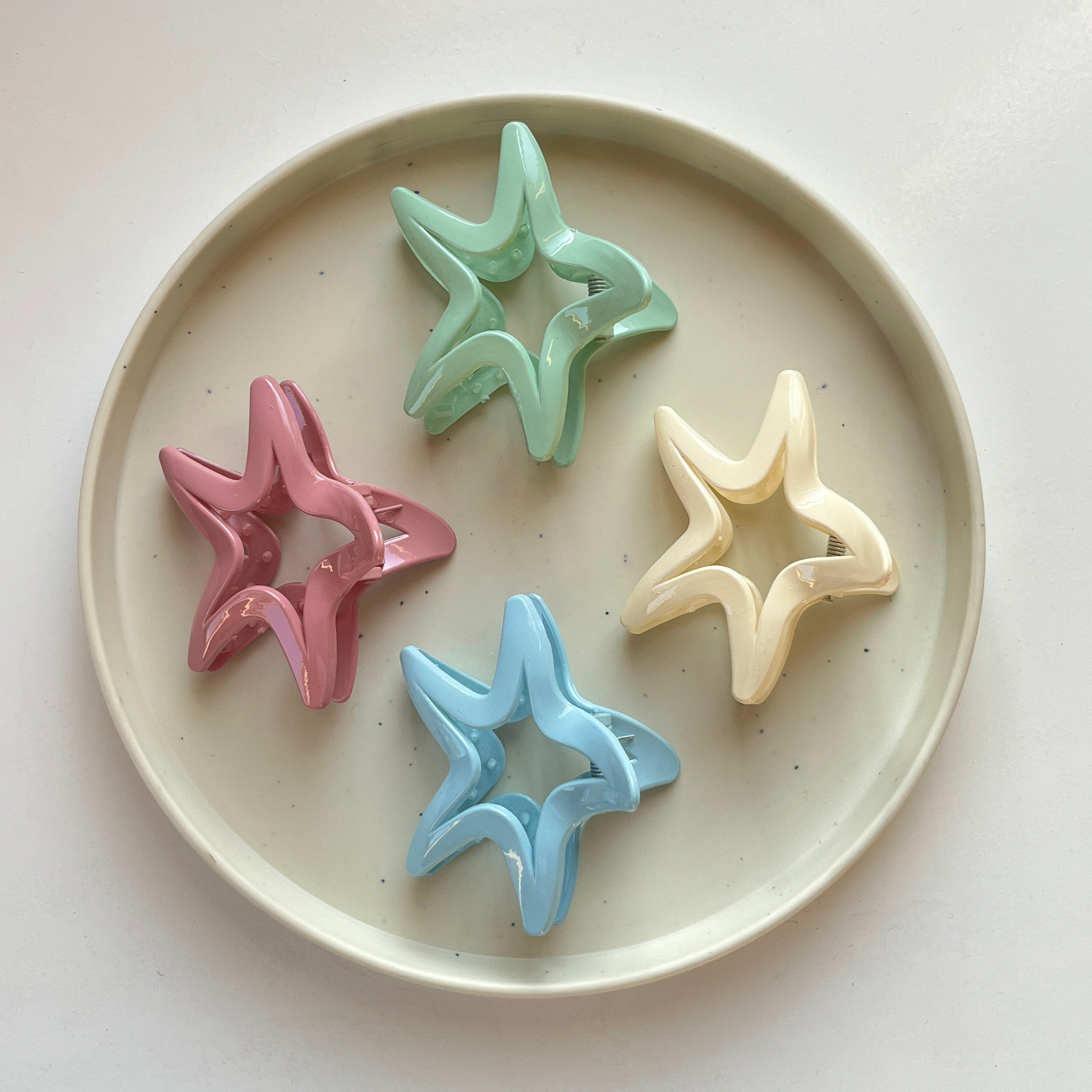 Star Curve Hair Claw Set (12 pcs)