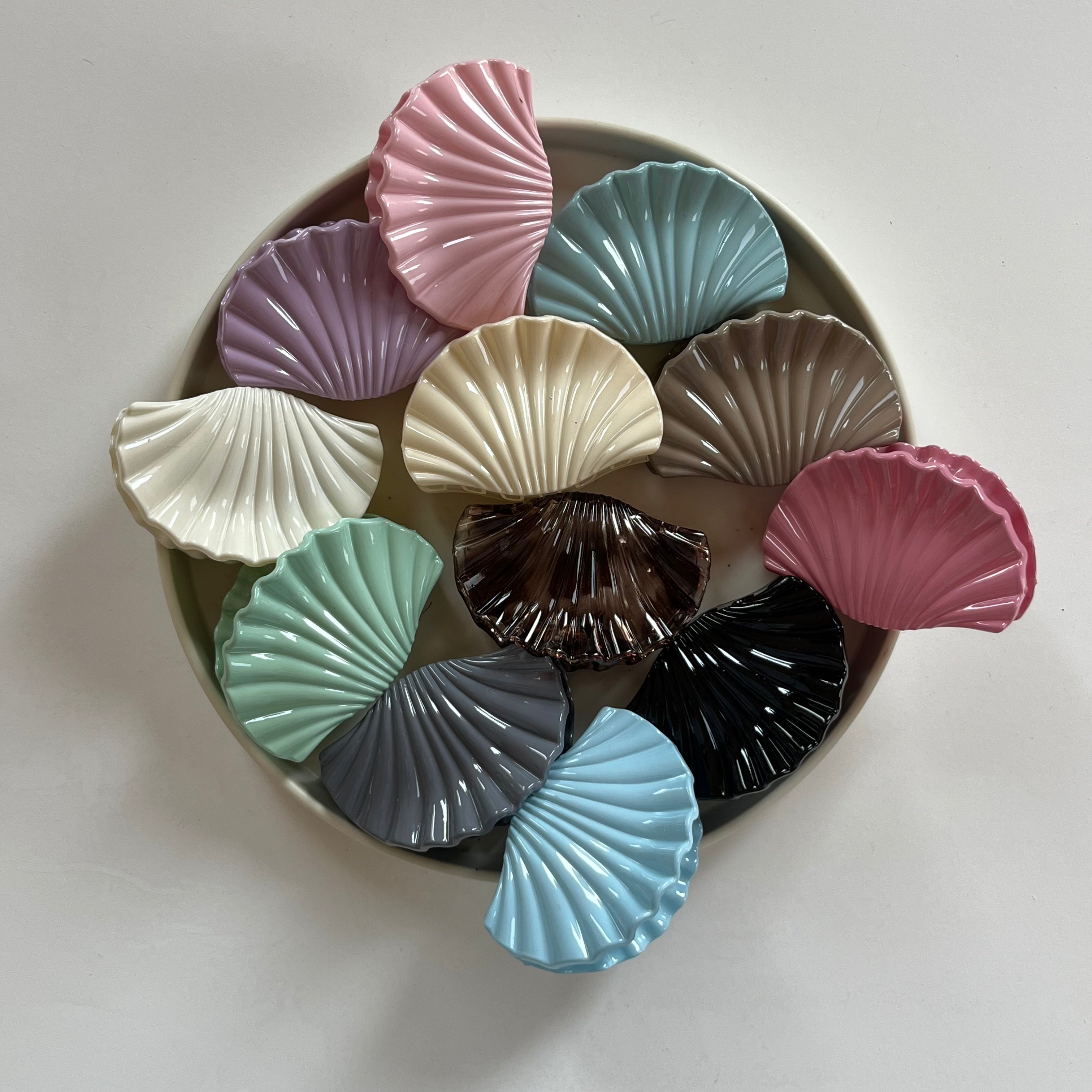 Shell Arc Hair Claw Set (12 pcs)