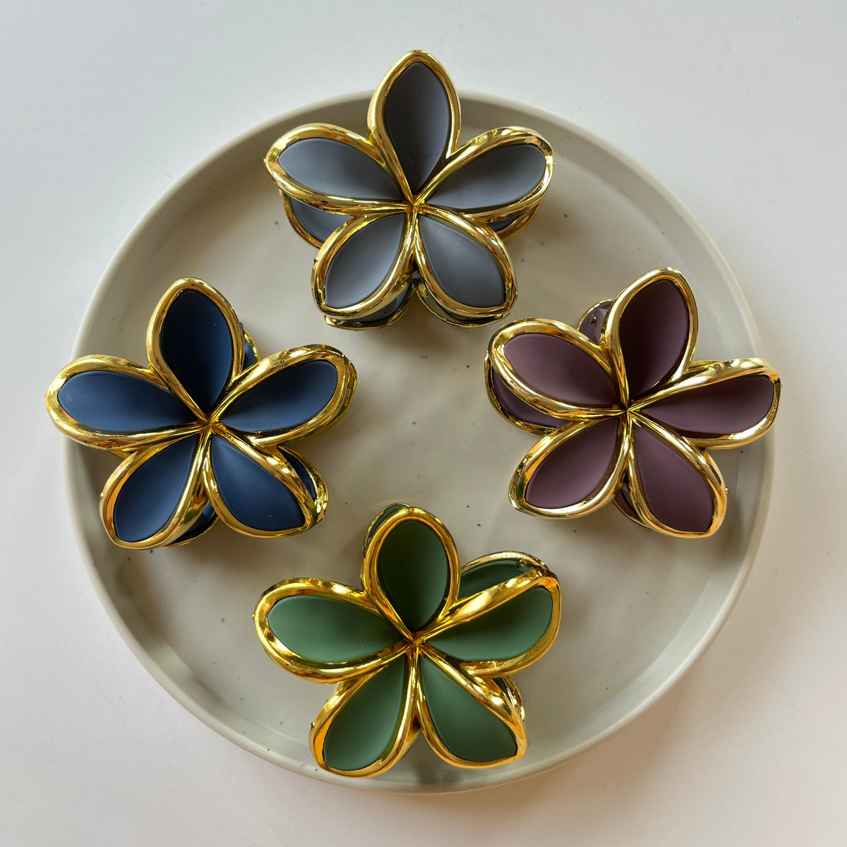 Flower Hair Claw Clip – Large