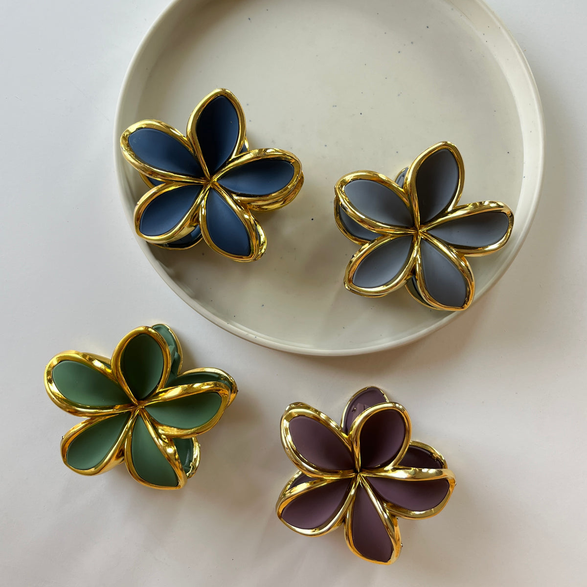 Flower Hair Claw Clip – Large