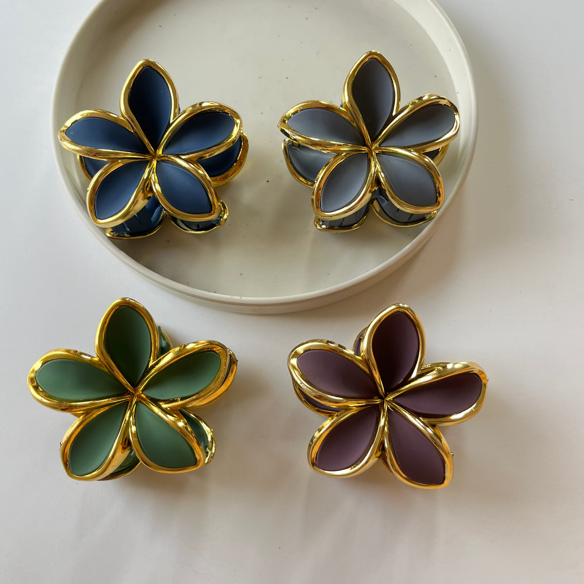 Flower Hair Claw Clip – Large