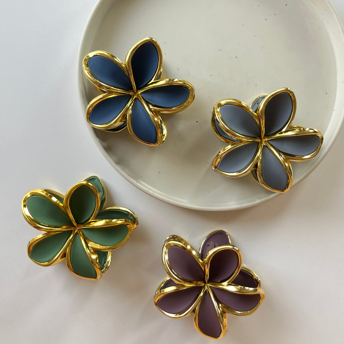 Flower Hair Claw Clip – Large