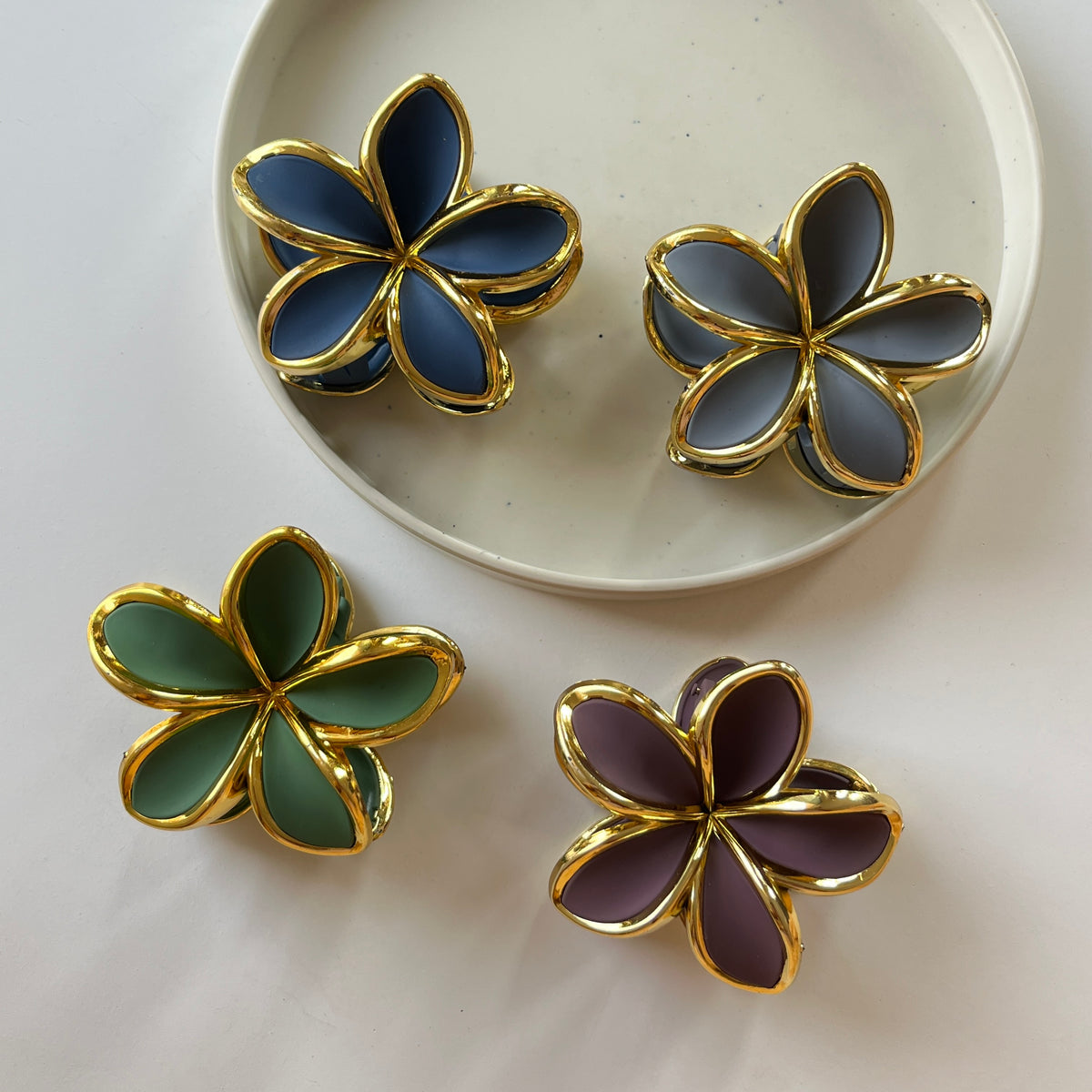 Flower Hair Claw Clip – Large