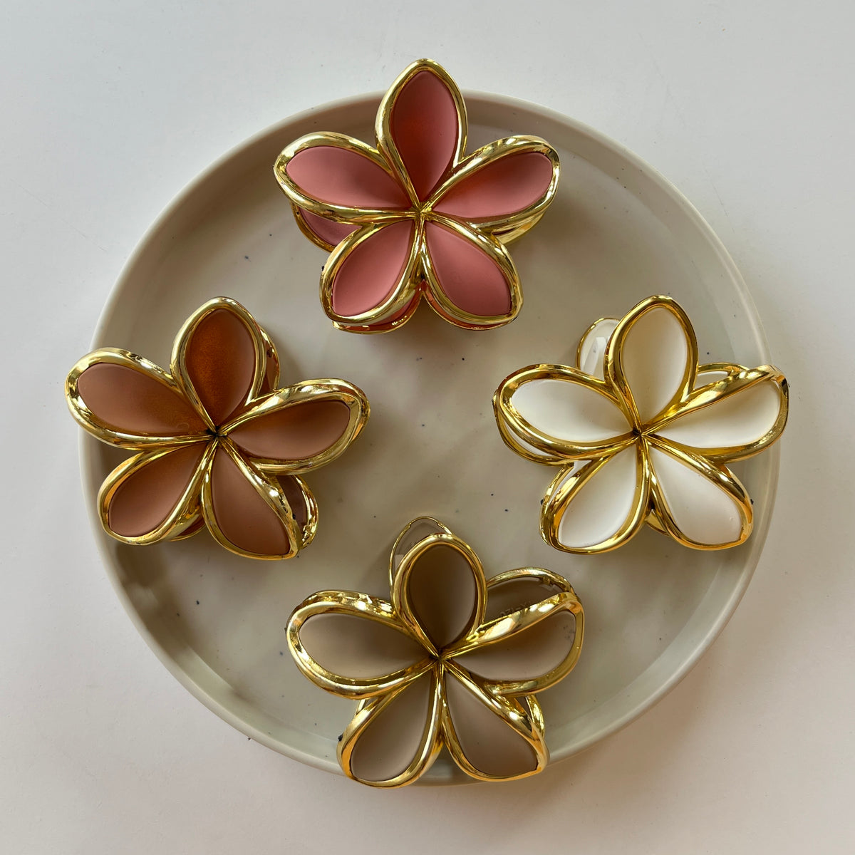Flower Hair Claw Clip – Large