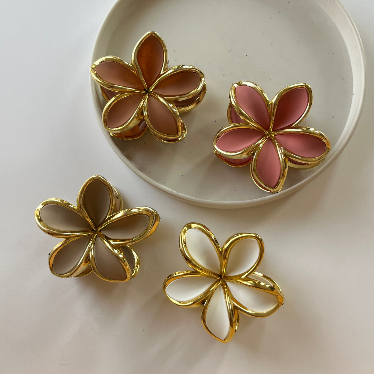Flower Hair Claw Clip – Large