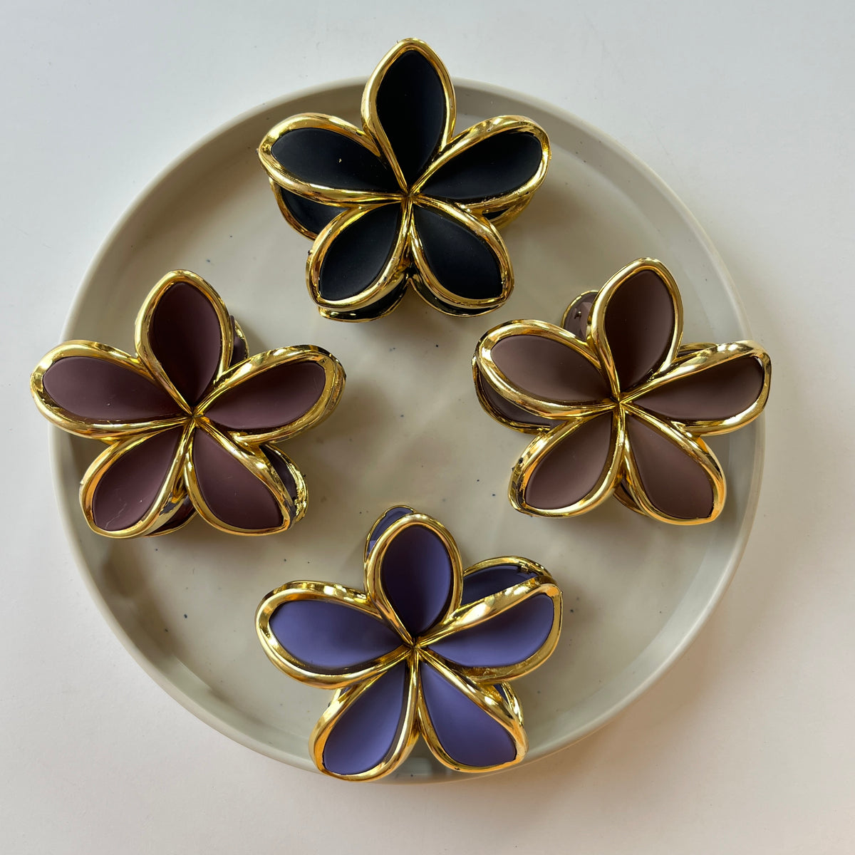 Flower Hair Claw Clip – Large